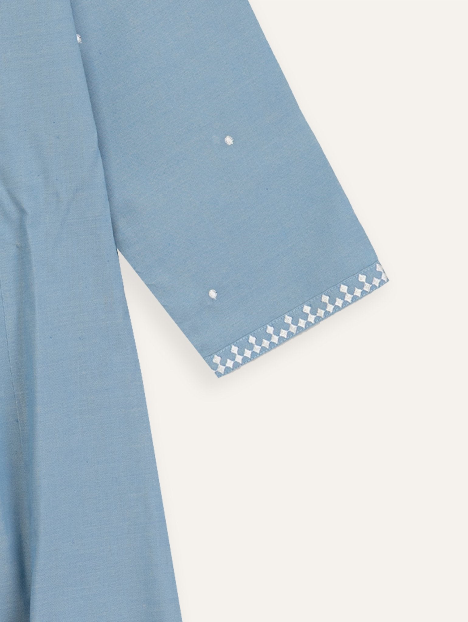 Reha Cotton Handloom Embroidered A - Line Kurta - AINA