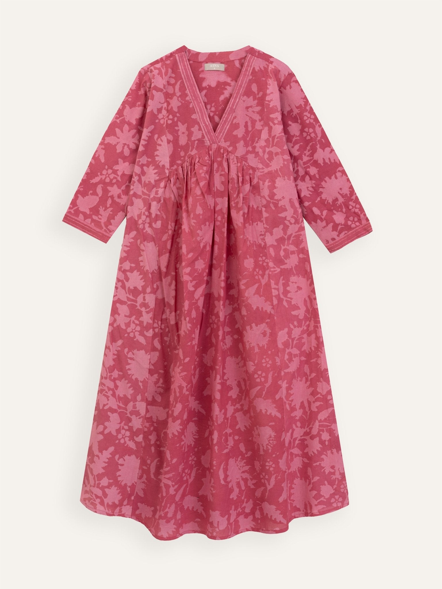 Ritulya Cotton Block Printed A - Line Kurta - AINA