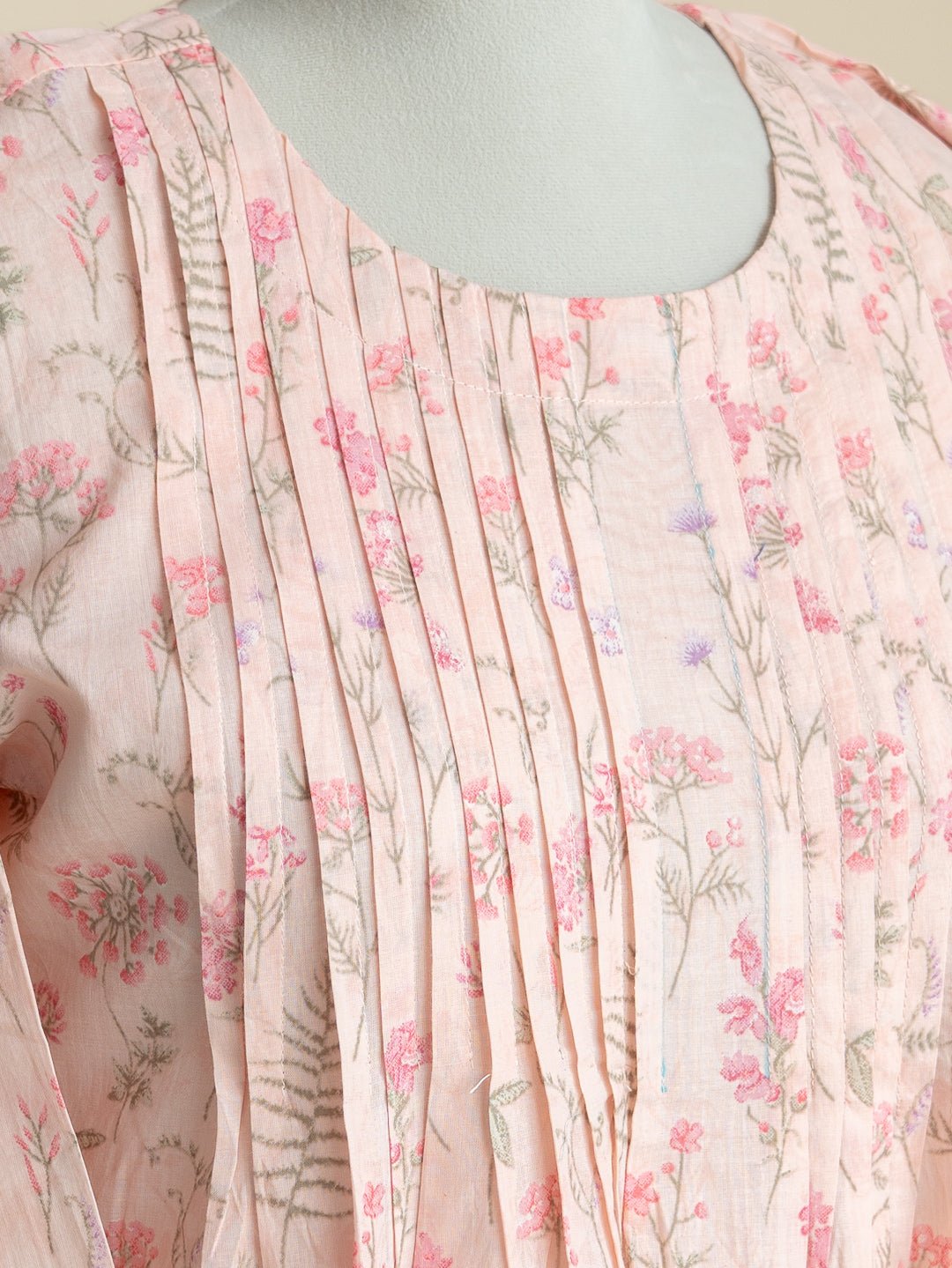 Ruhaima Cotton Digital Printed A - Line Kurta - AINA