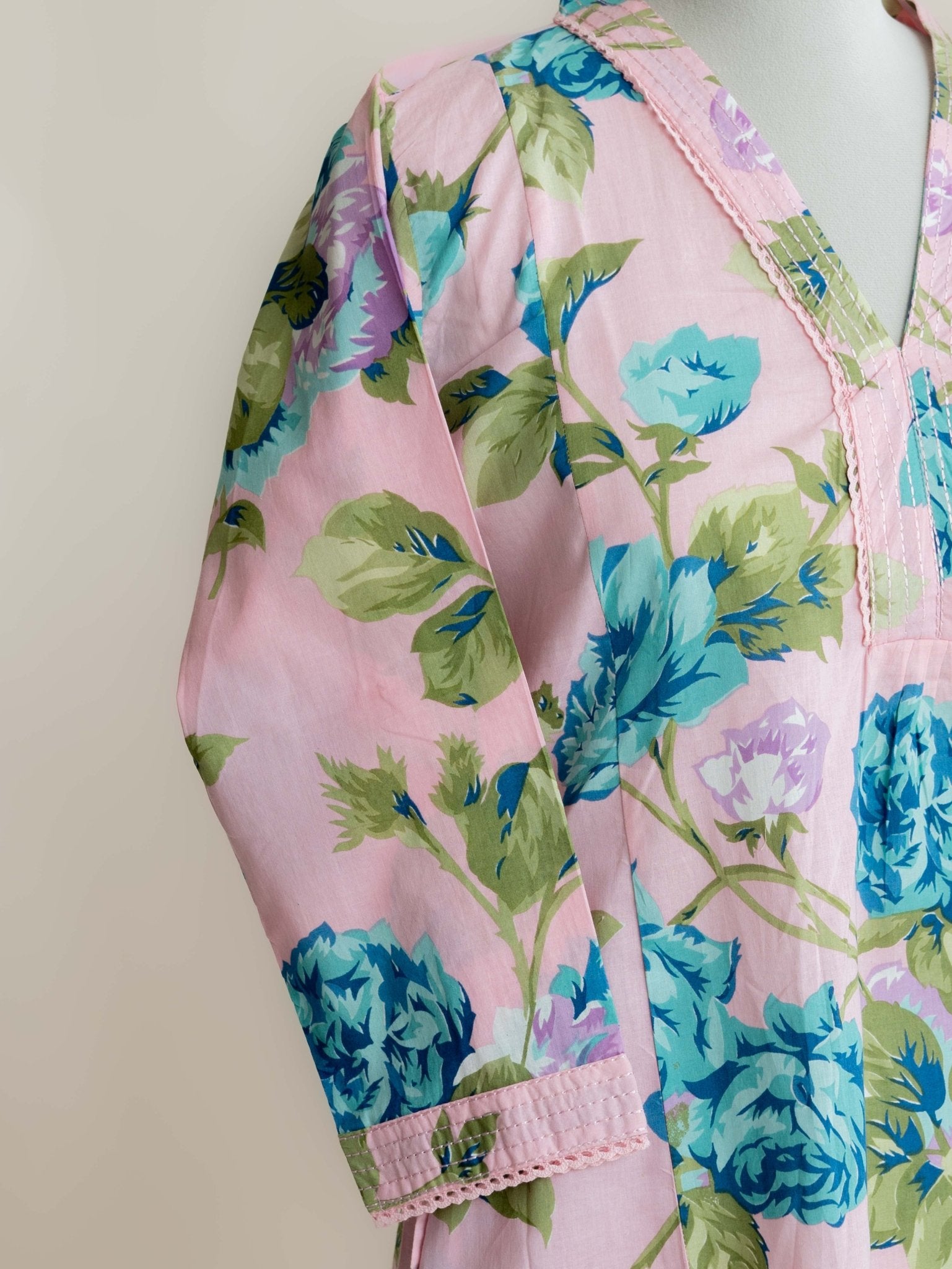 Sameera Cotton Digital Print A - Line Kurta - AINA