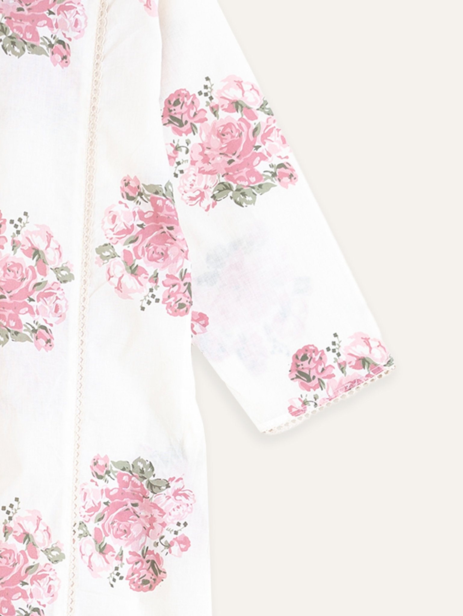 Sarah Cotton Printed Straight Kurta - AINA