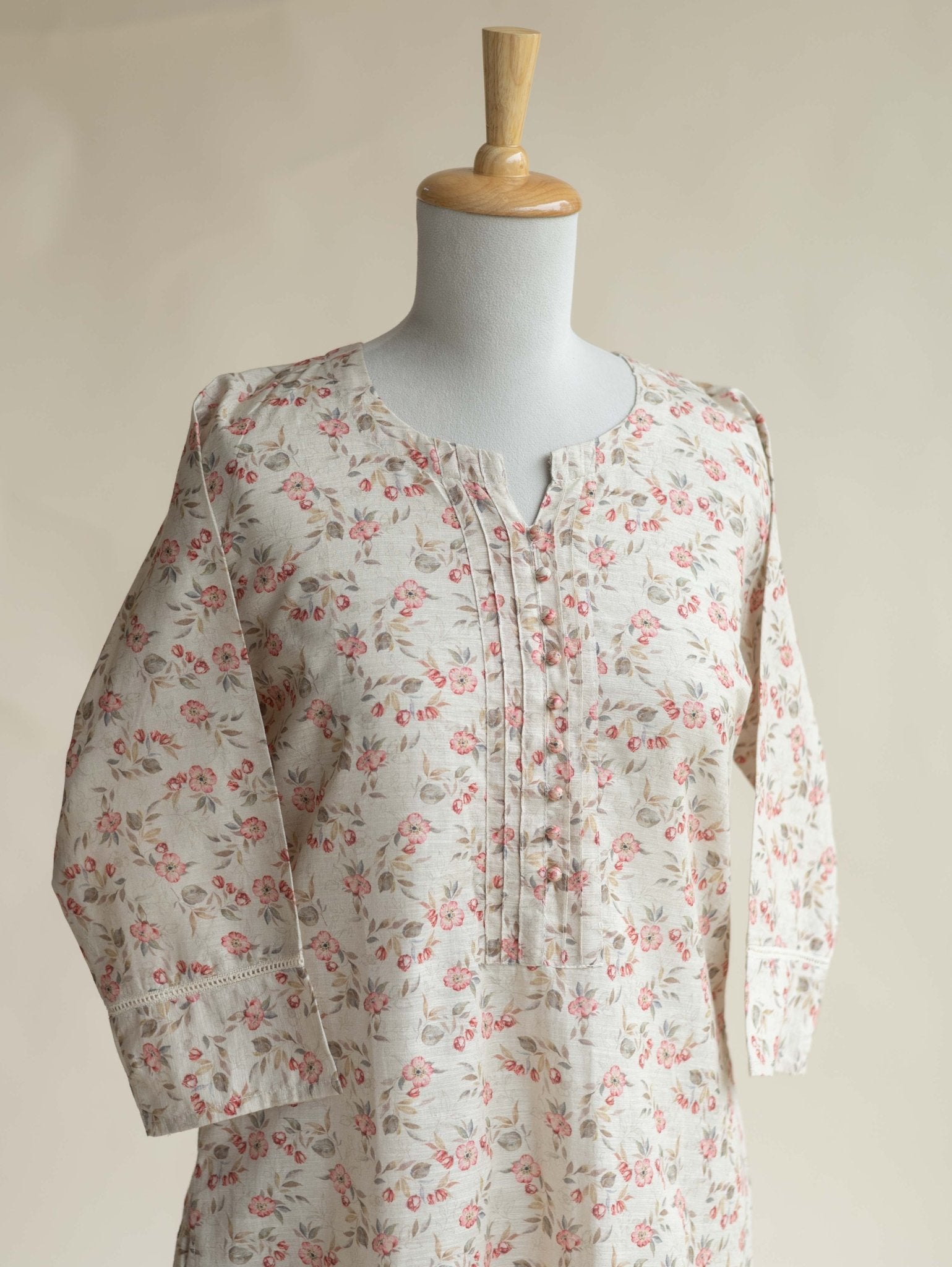Savya Cotton Digital Printed Straight Kurta - AINA