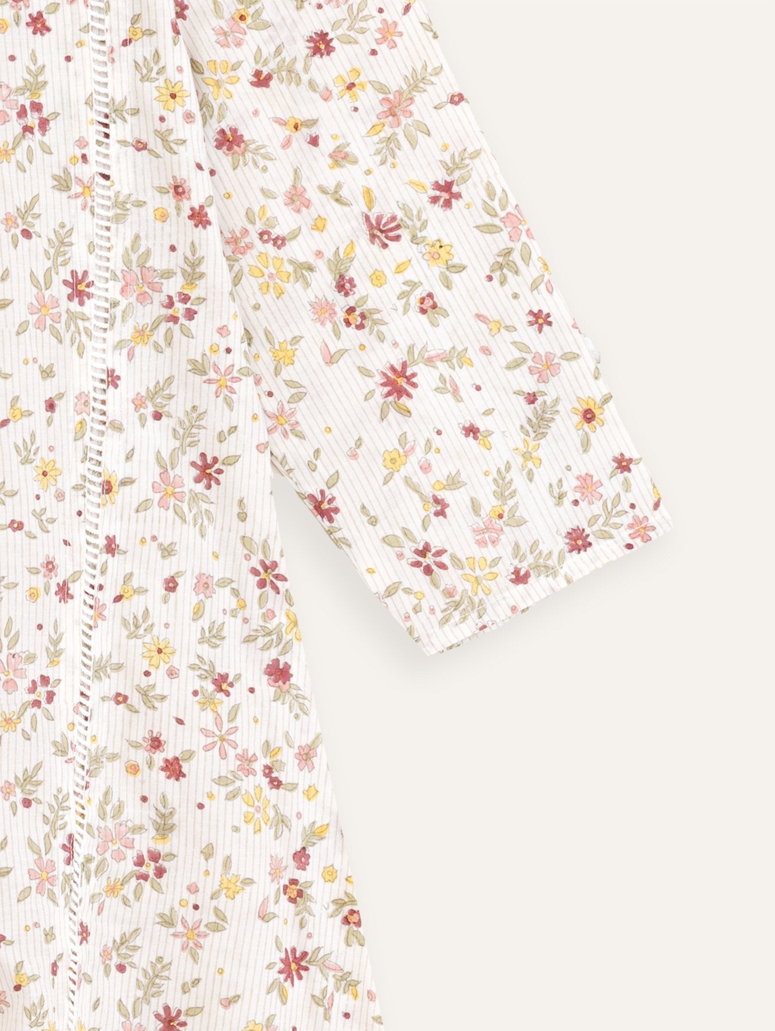 Shezin Cotton Block Printed A - Line Kurta - AINA