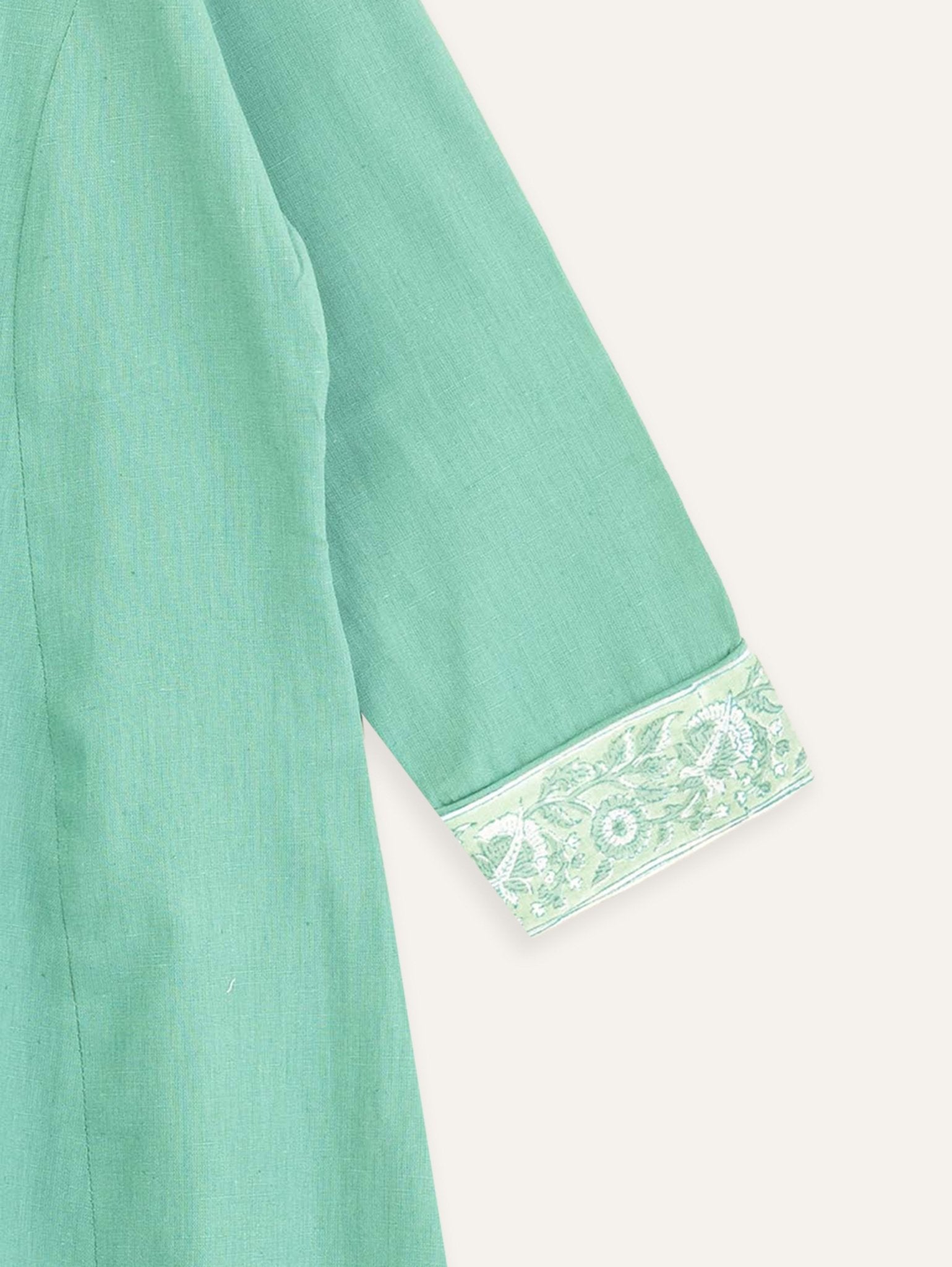 Suha Cotton Slub A Line Kurta - AINA