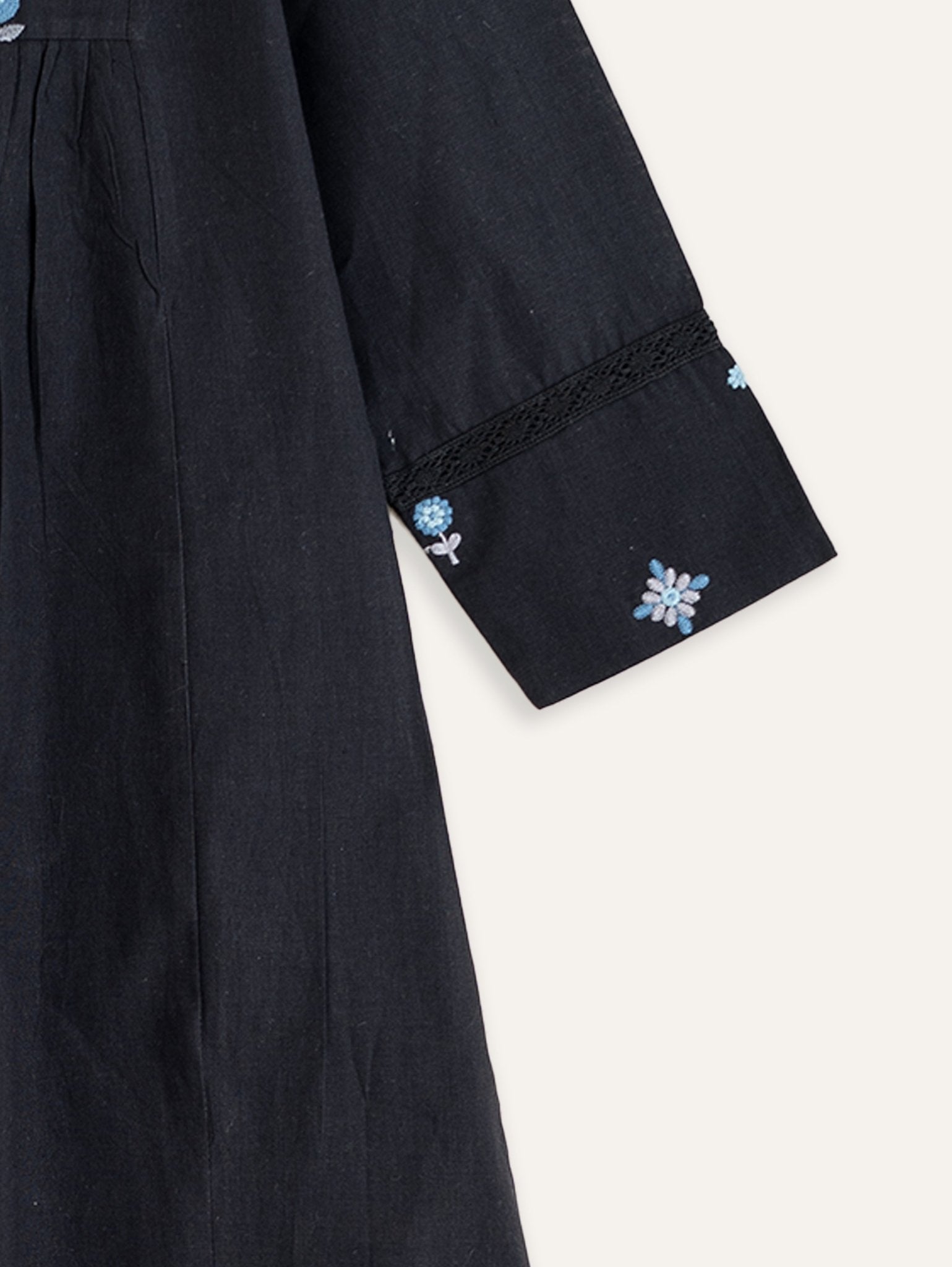 Tanisha Cotton Embroidered A - Line Kurta - AINA