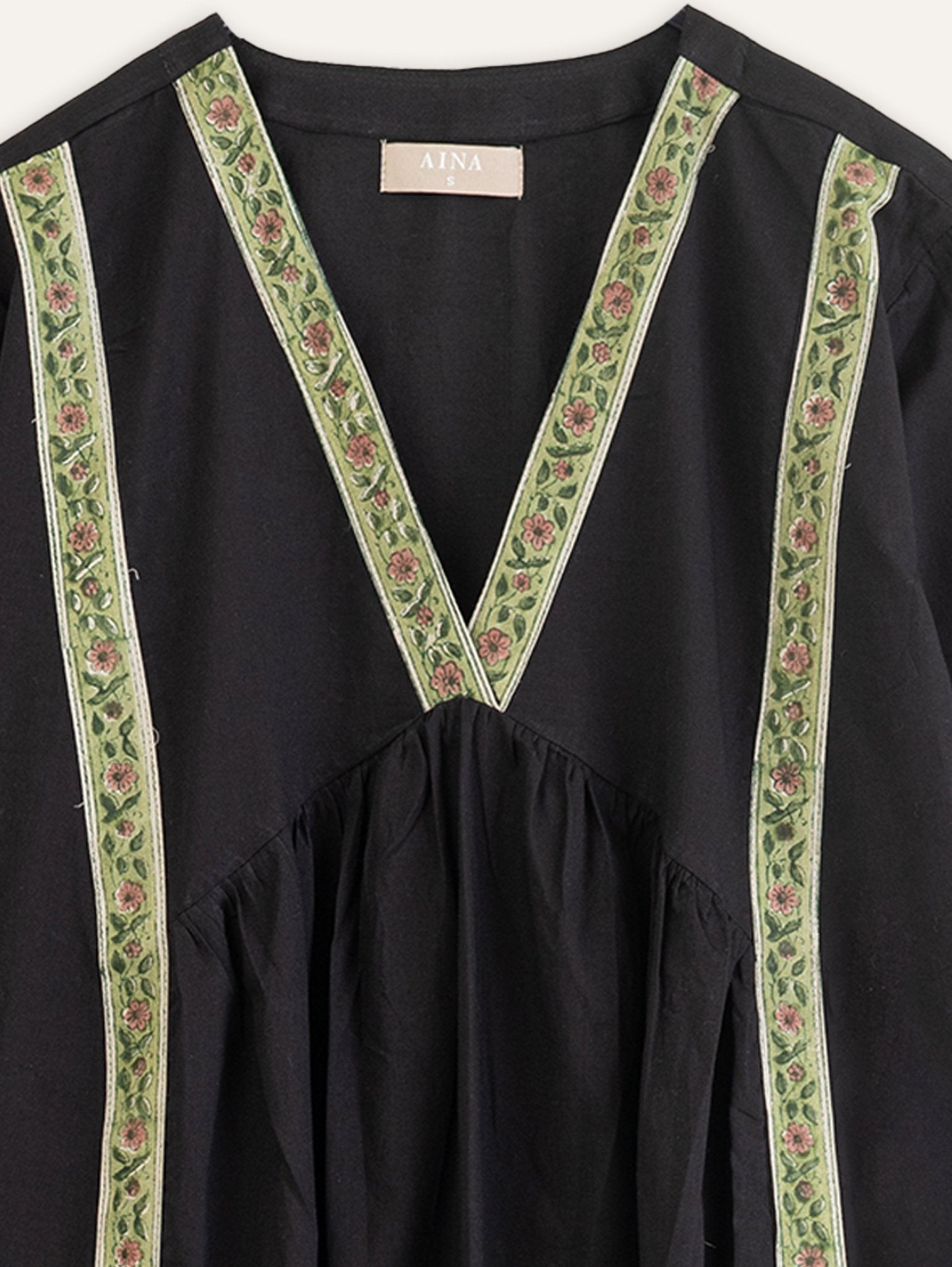 Tulika Cotton Plain A - Line Kurta - AINA