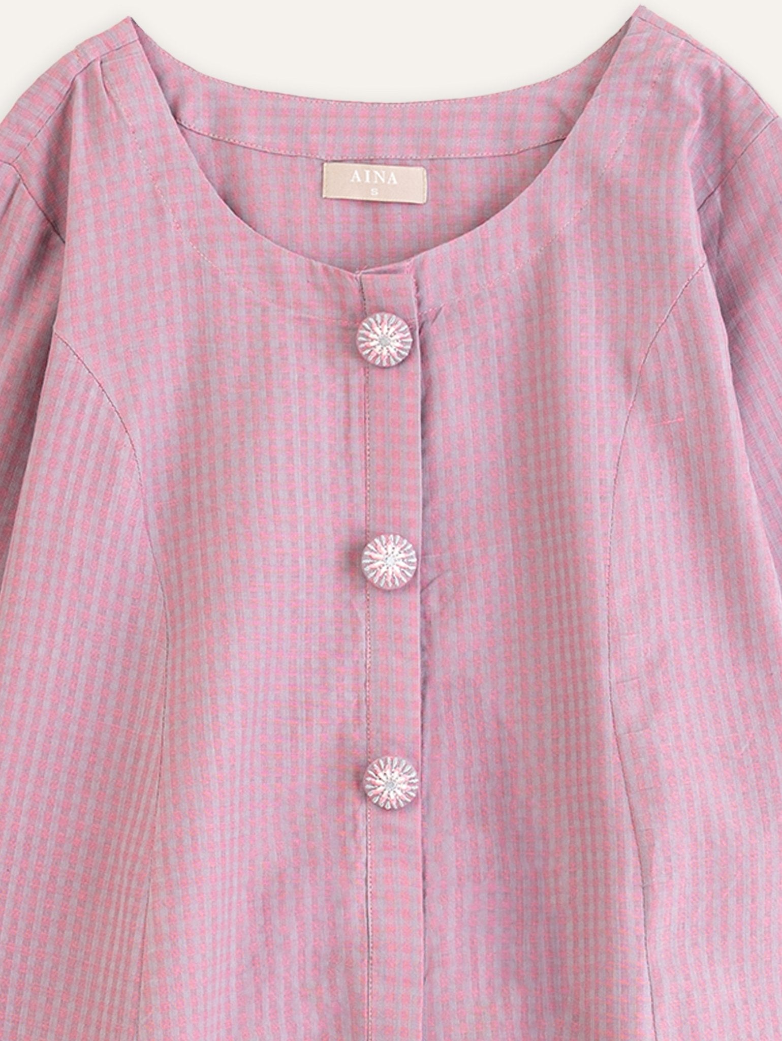 Twinkle Cotton Handloom A - Line Kurta - AINA