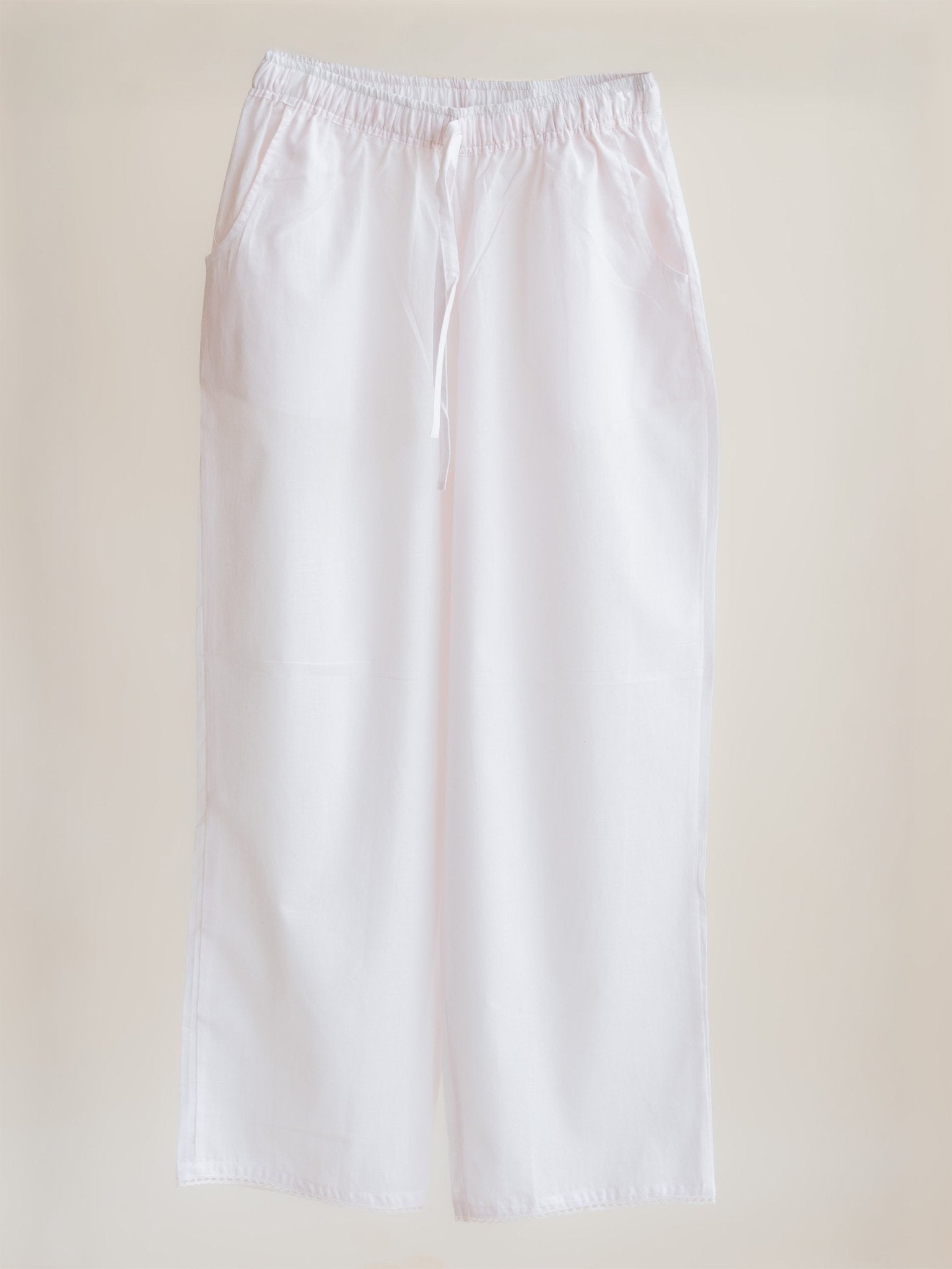 Zalfa Cotton Palazzo Pant - AINA