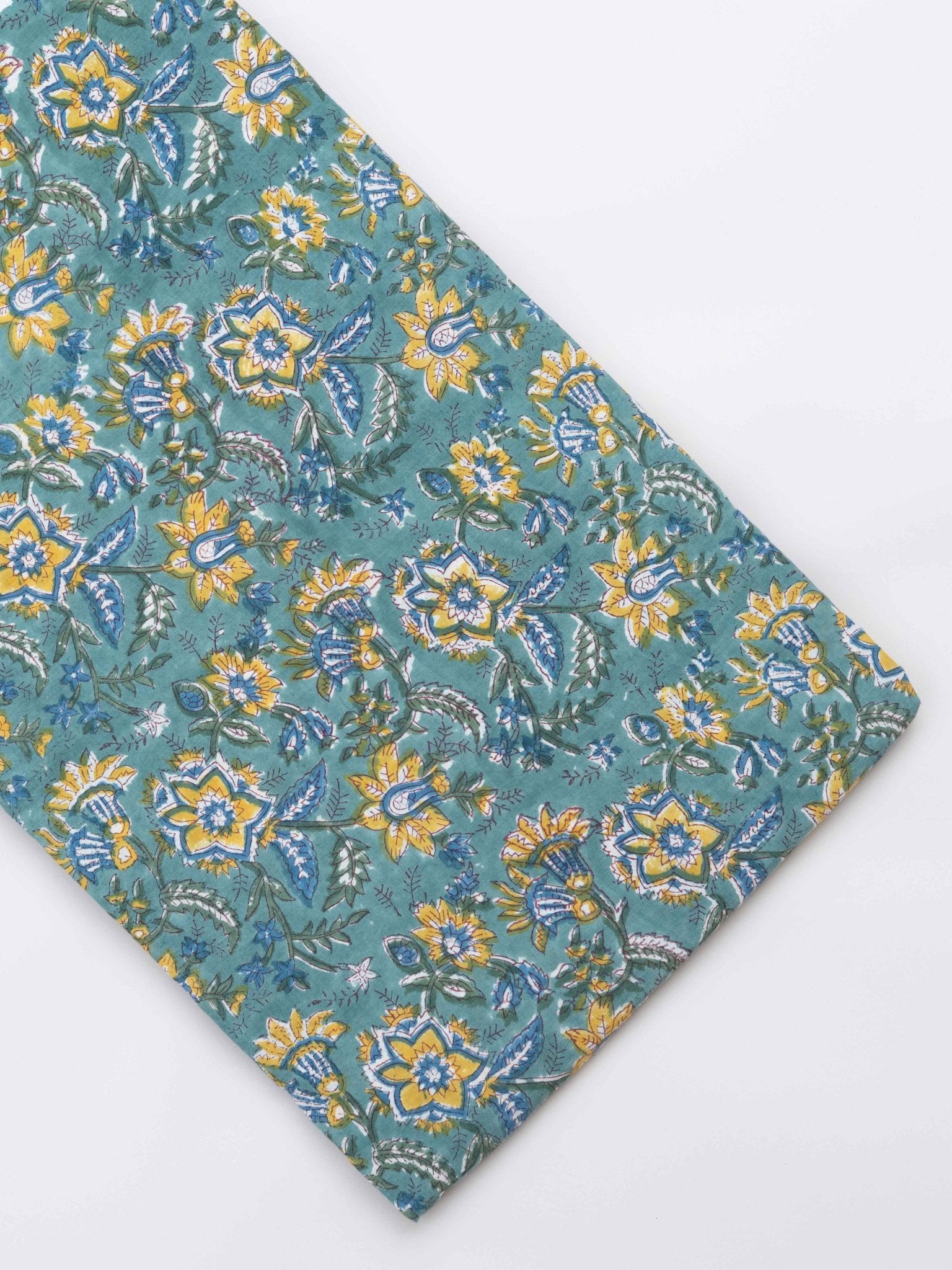 Cotton Hand Block Print Fabric - AINA