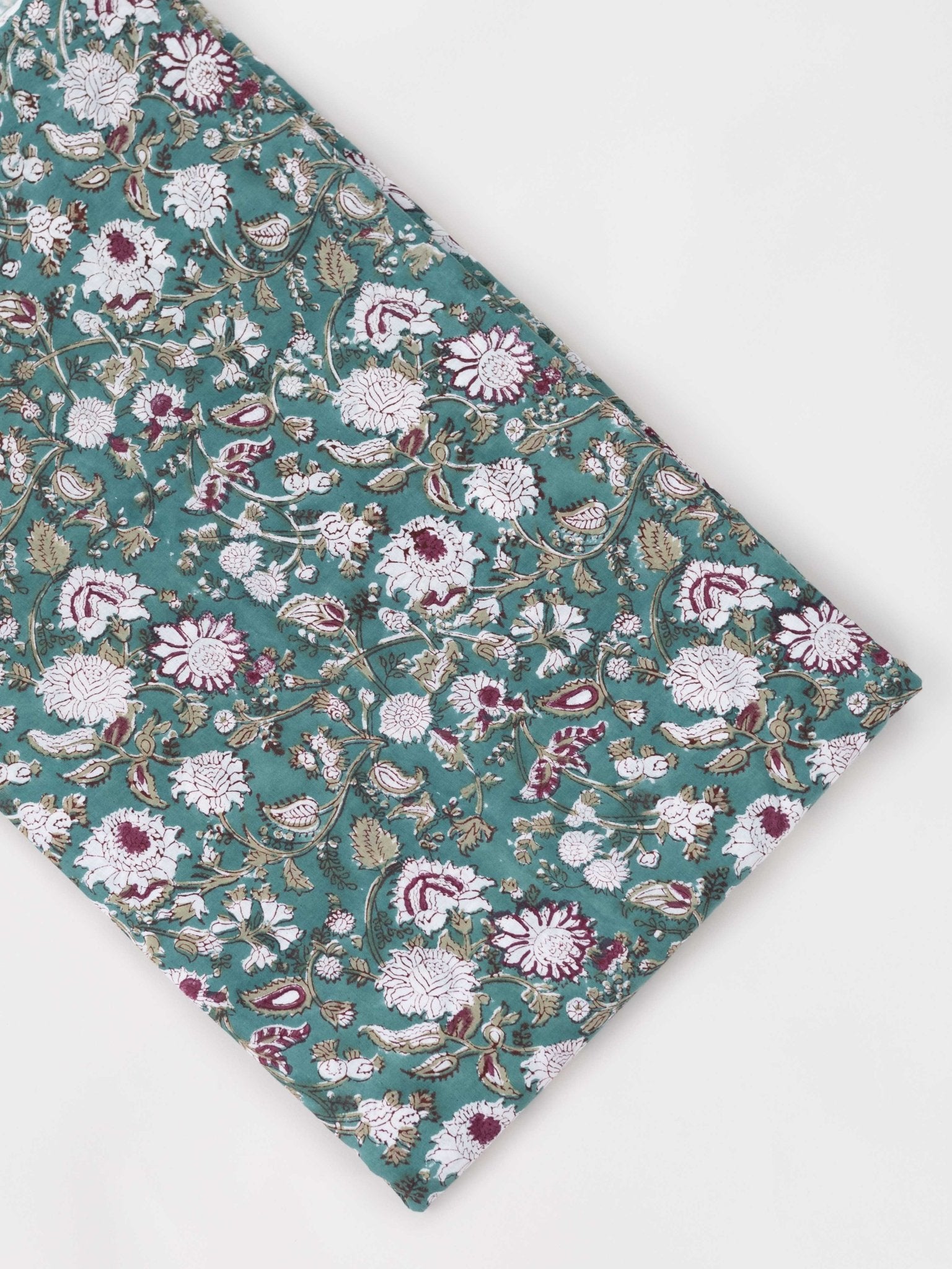 Cotton Hand Block Print Fabric - AINA