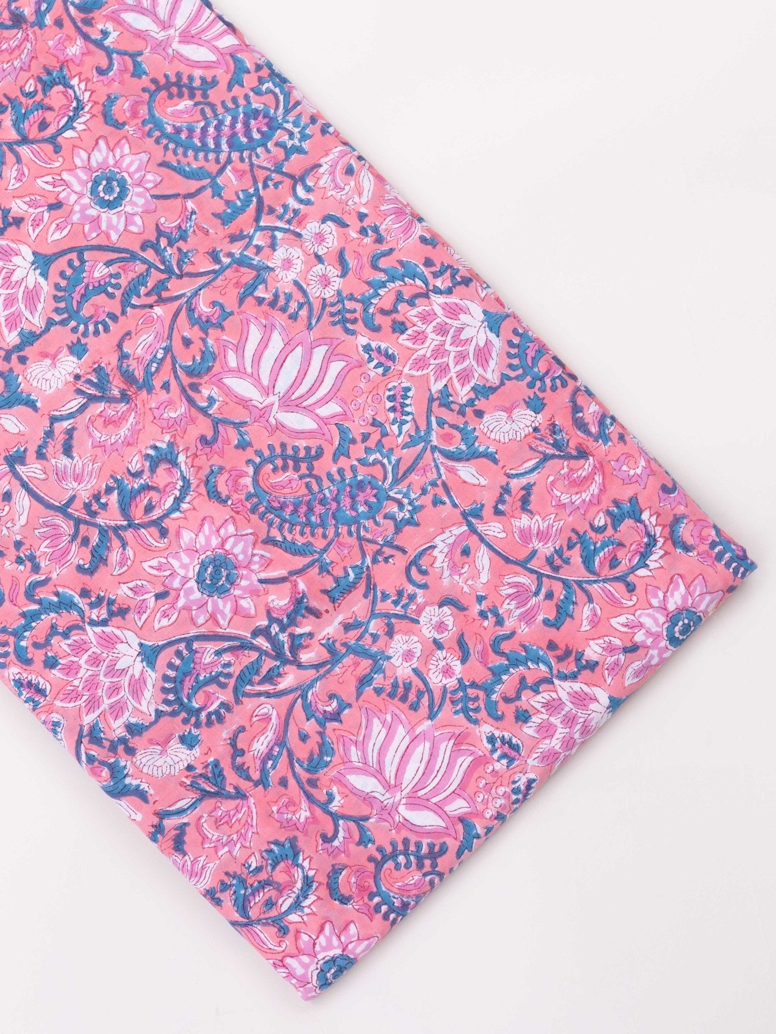 Cotton Hand Block Print Fabric - AINA