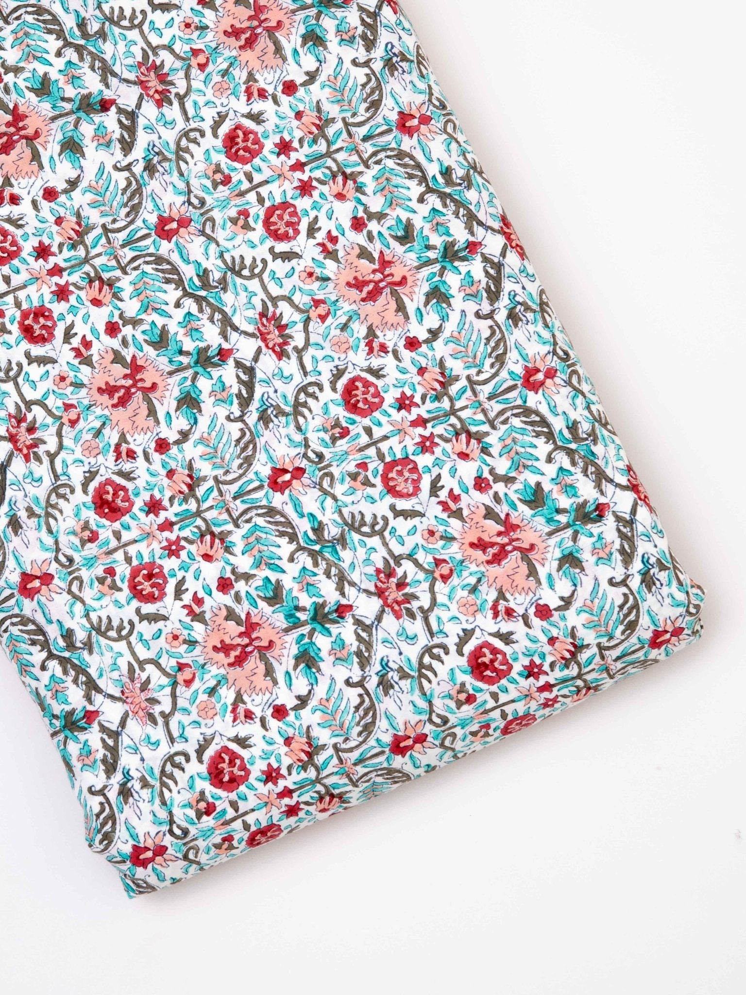 Cotton Hand Block Print Fabric - AINA