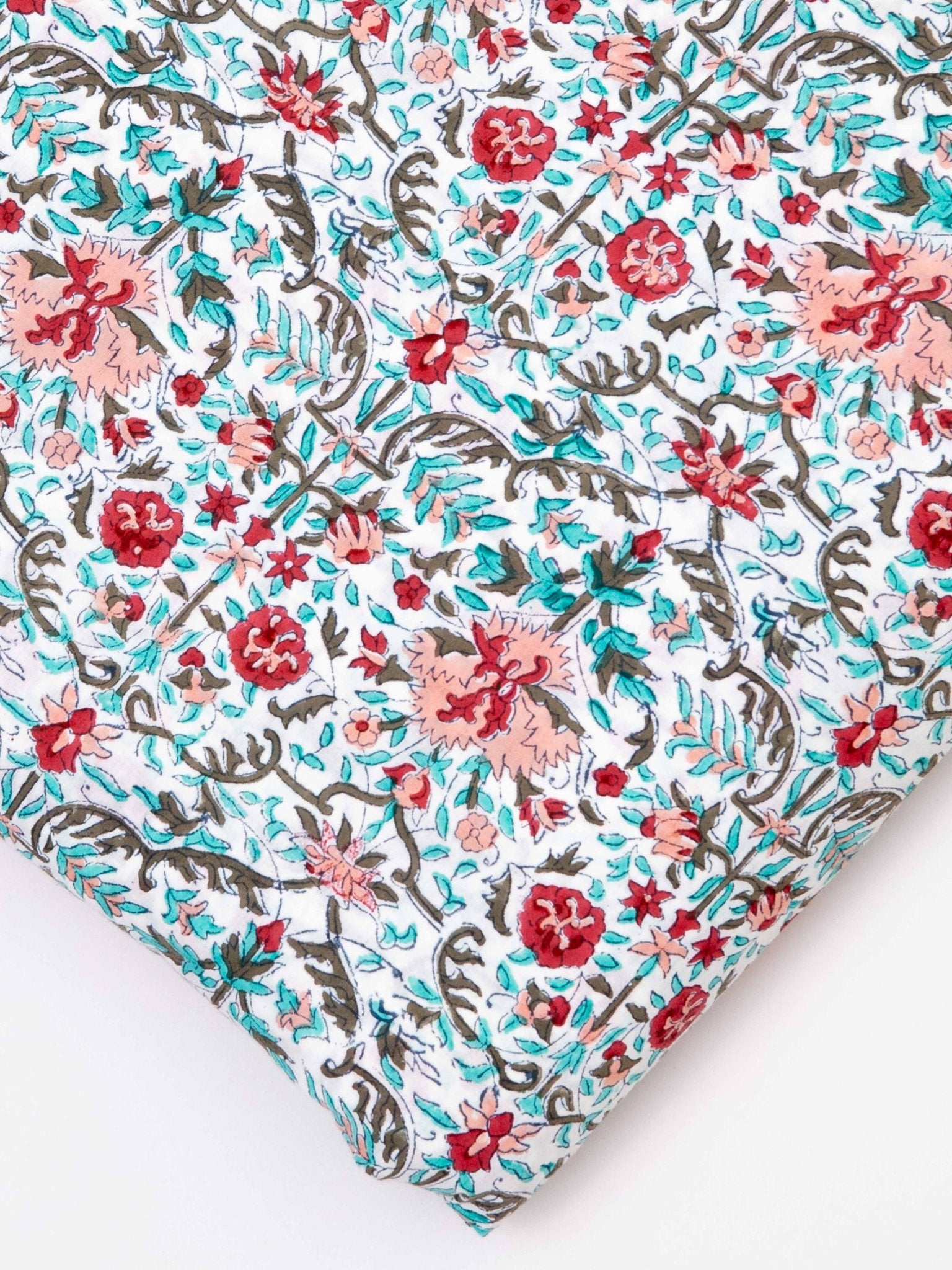 Cotton Hand Block Print Fabric - AINA