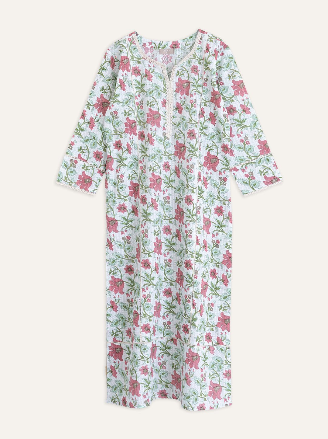 Cotton Printed Straight Kurta - AINA