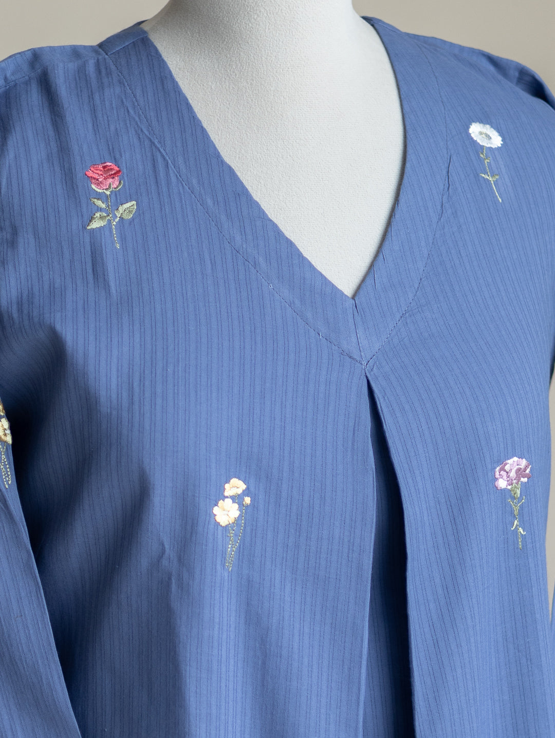 Farah Cotton Embroidered A-Line Kurta