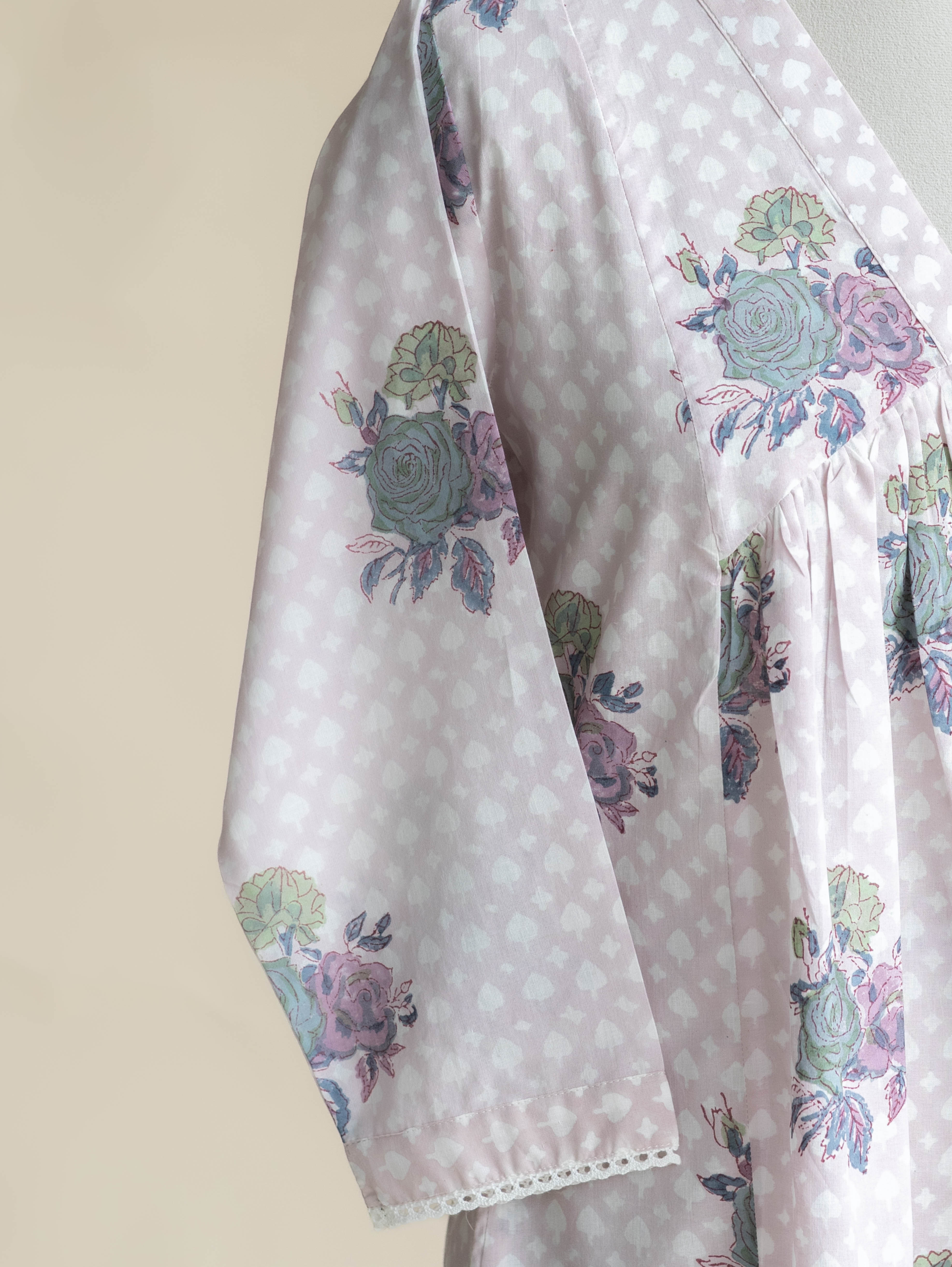 Samya Cotton Block Printed A-Line Kurta