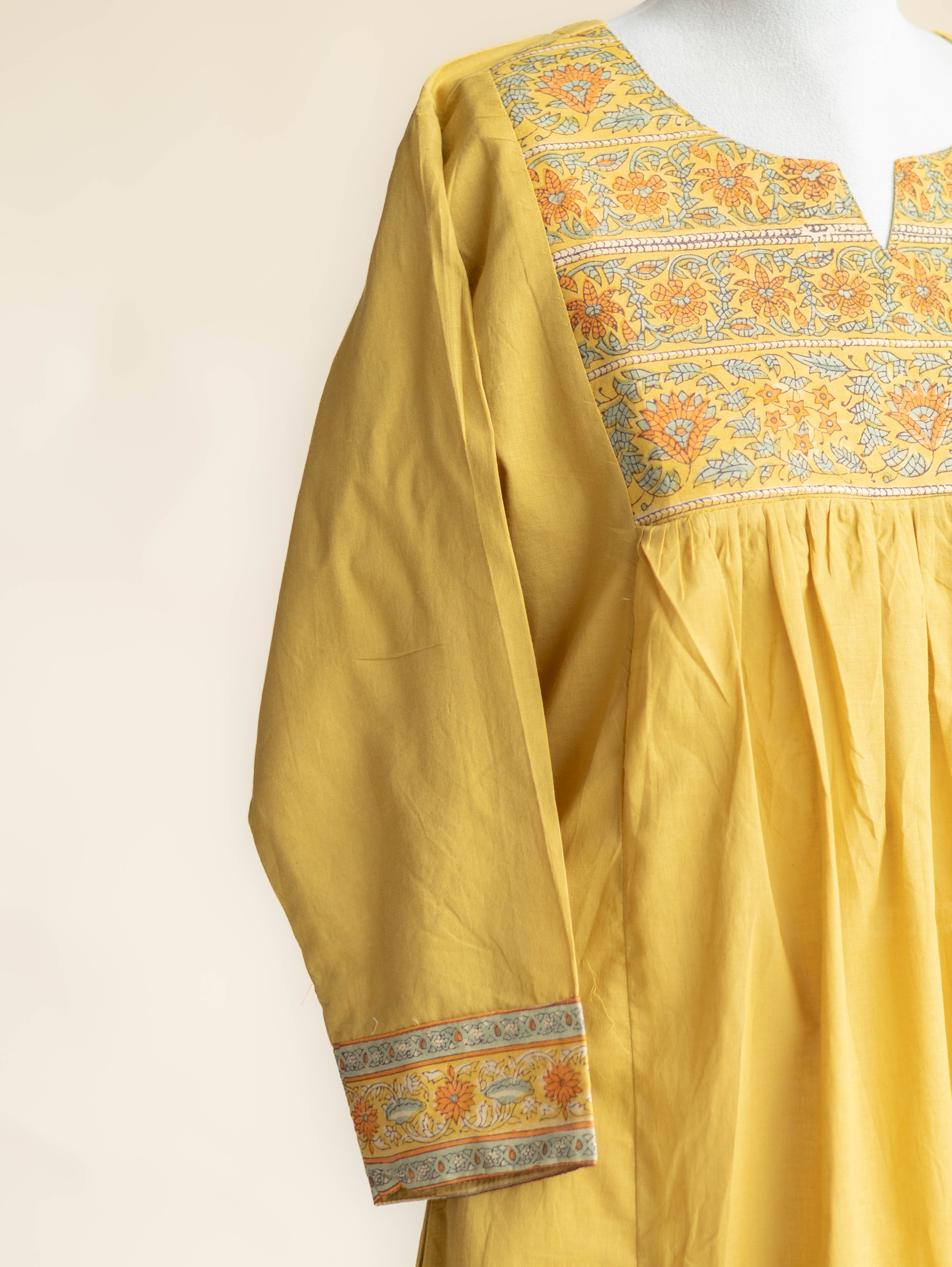 Isya Cotton Plain A-Line Kurta