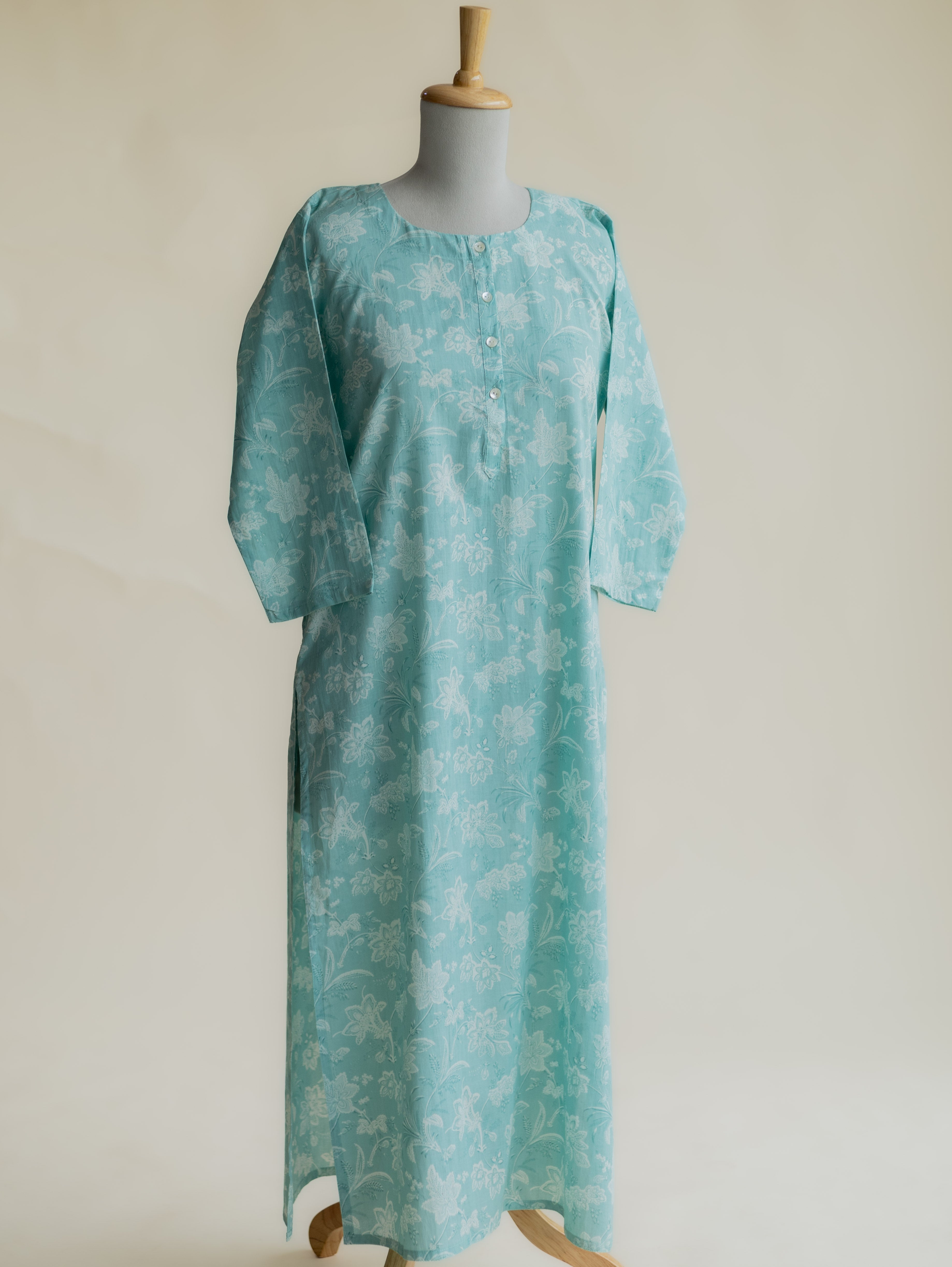 Alaka Cotton Printed Straight Kurta