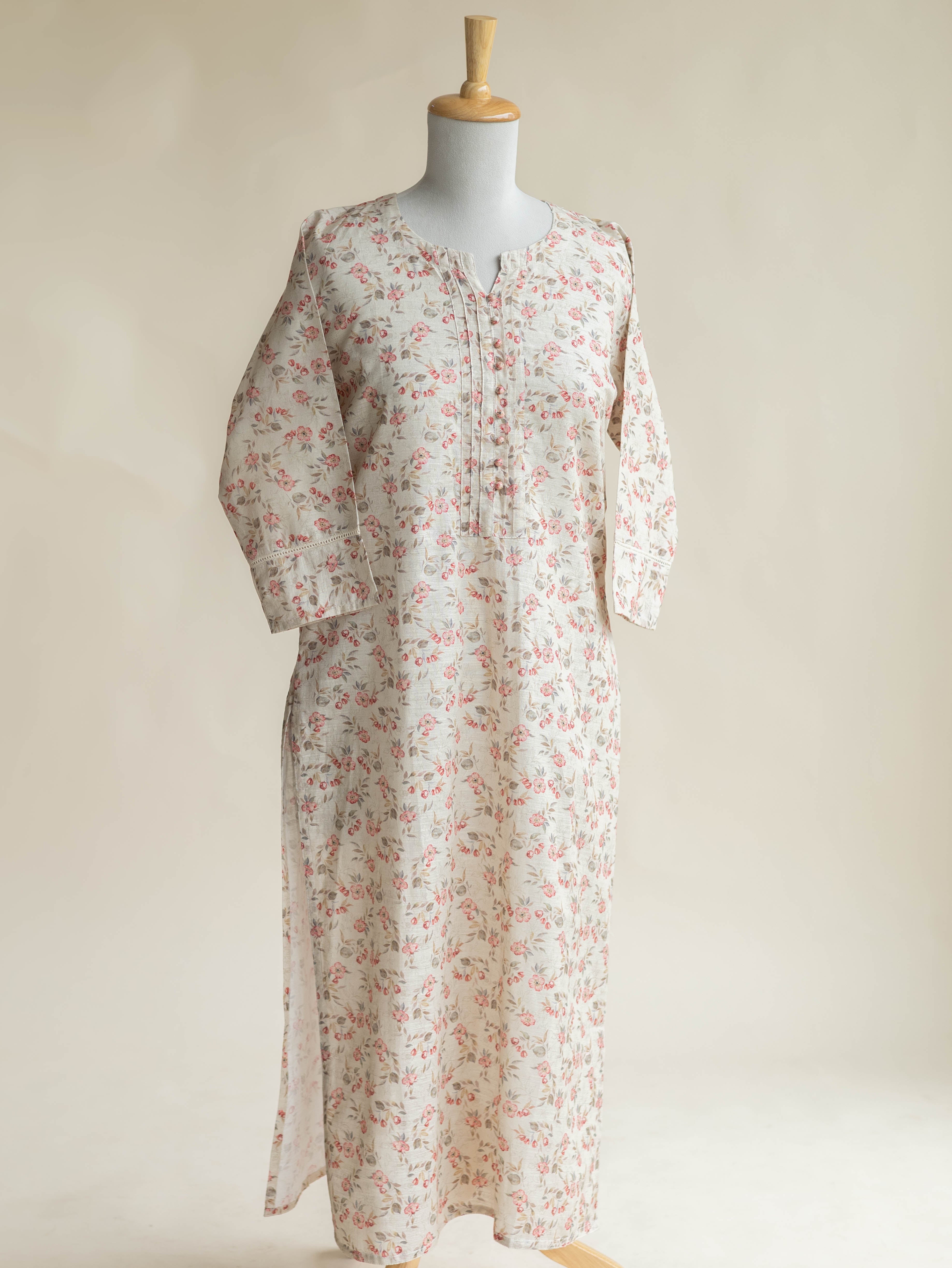 Savya Cotton Digital Printed Straight Kurta