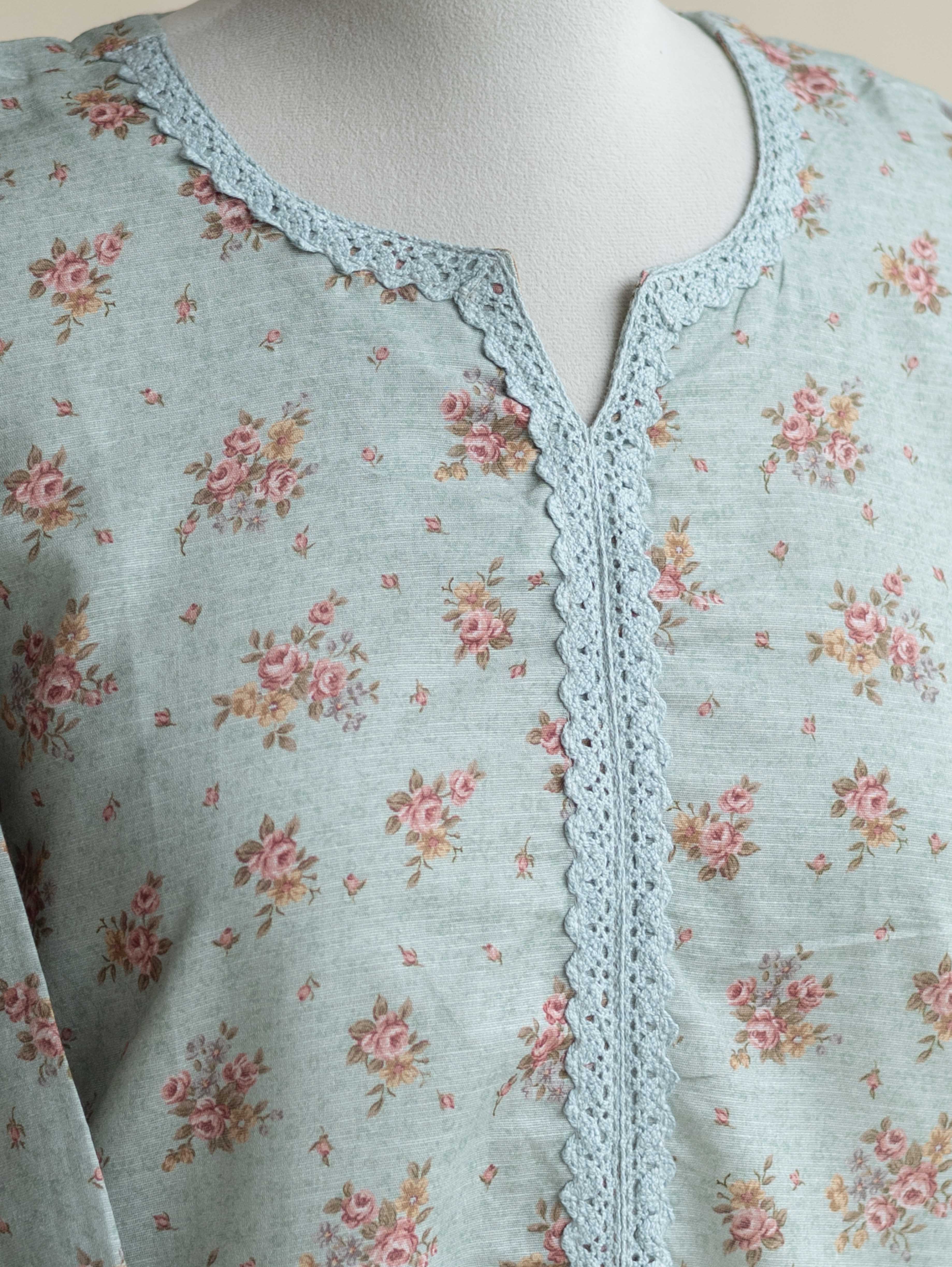 Alya Cotton Digital Printed Straight Kurta
