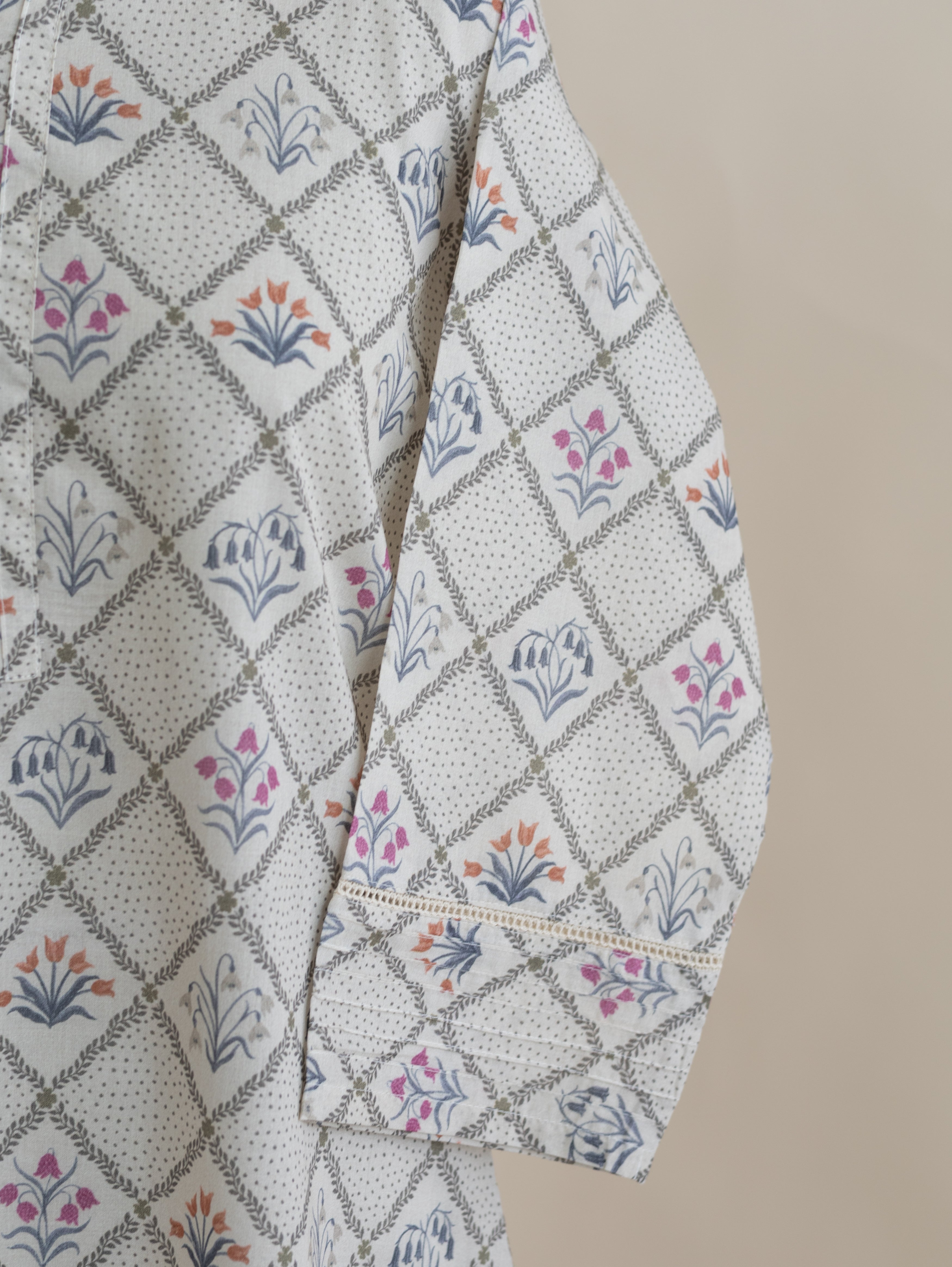 Kajol Cotton Digital Print A-Line Kurta