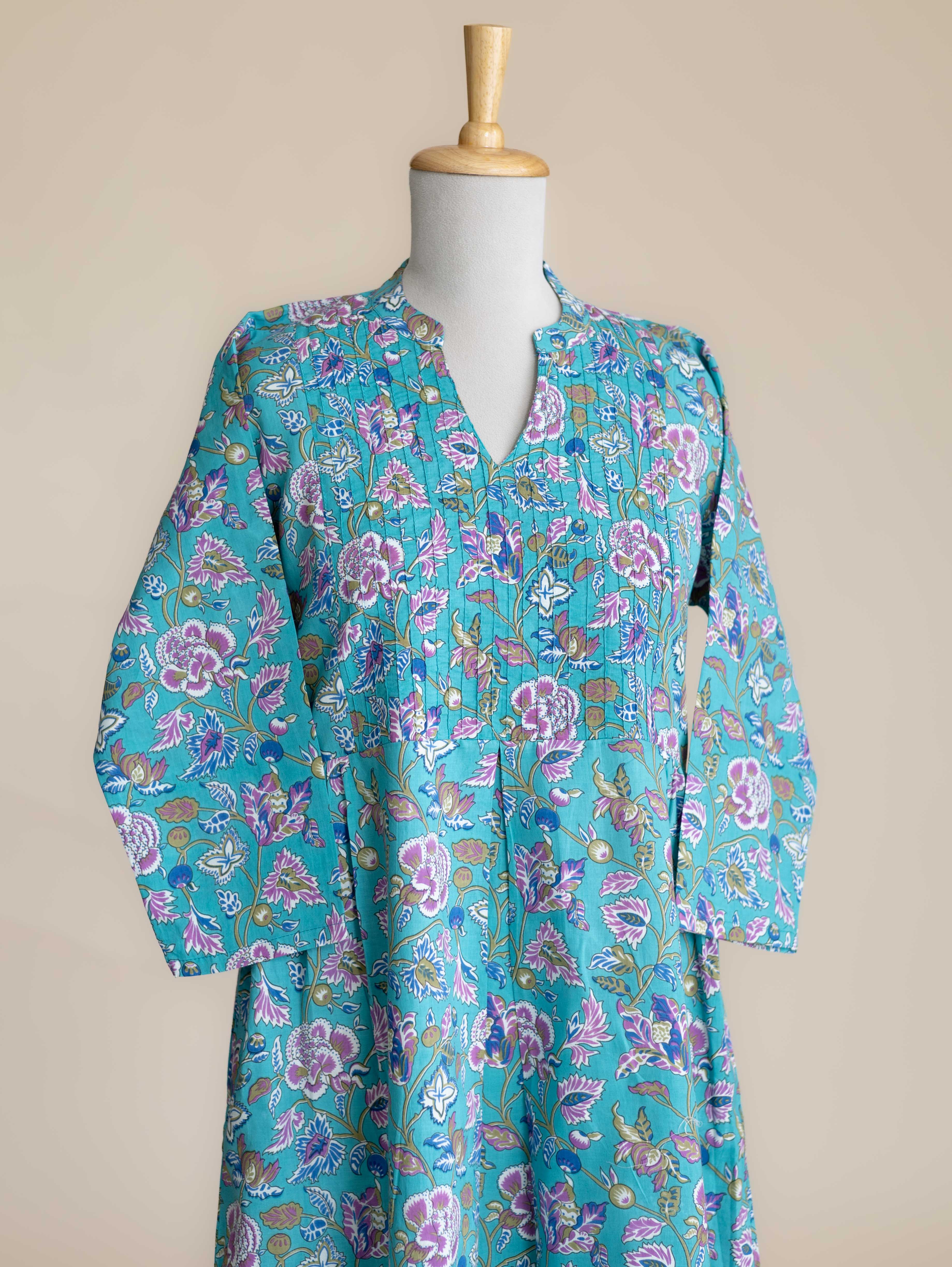 Fahima Cotton Printed A-Line Kurta
