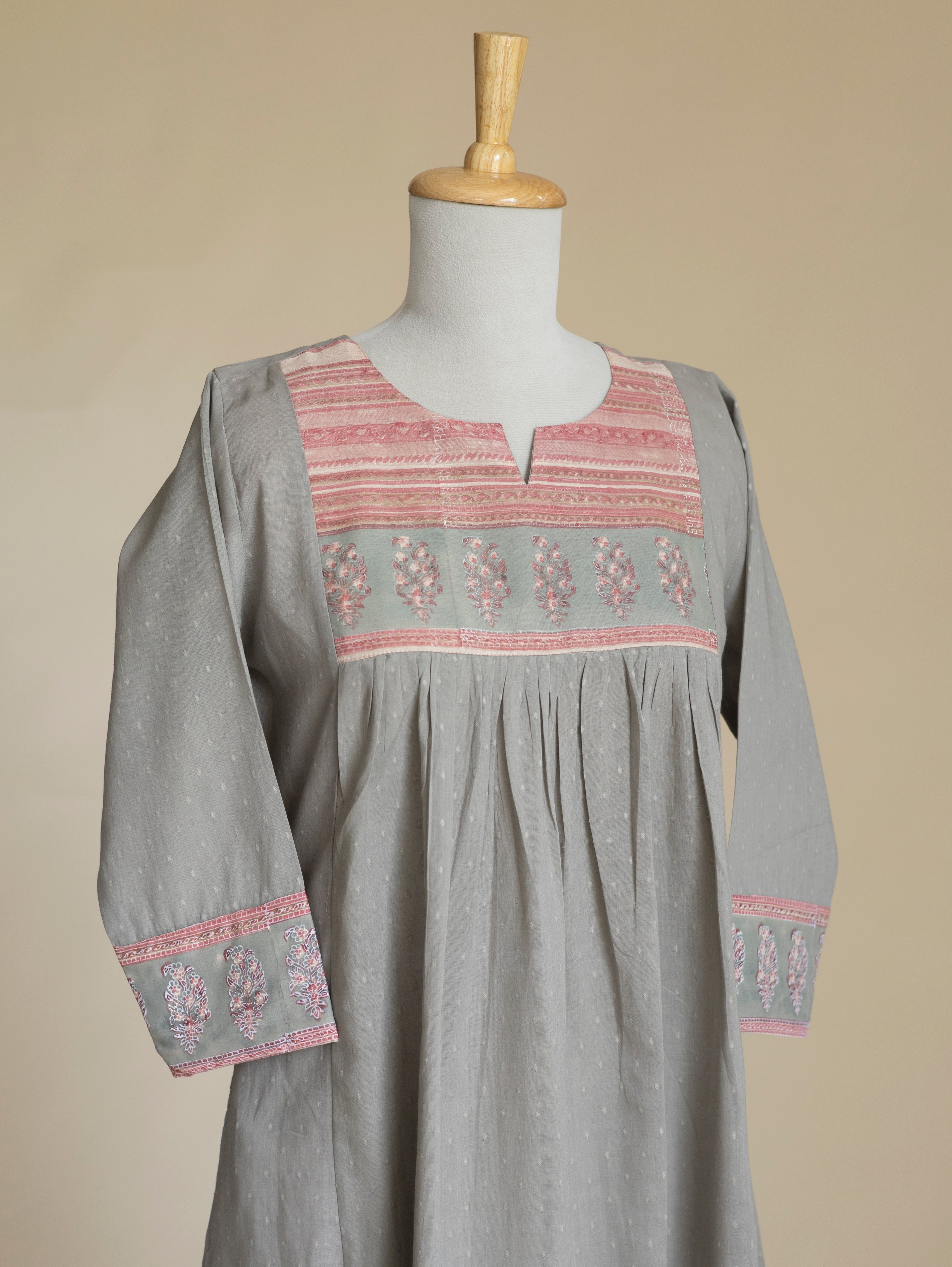 Laniya Cotton Dobby A-Line Kurta