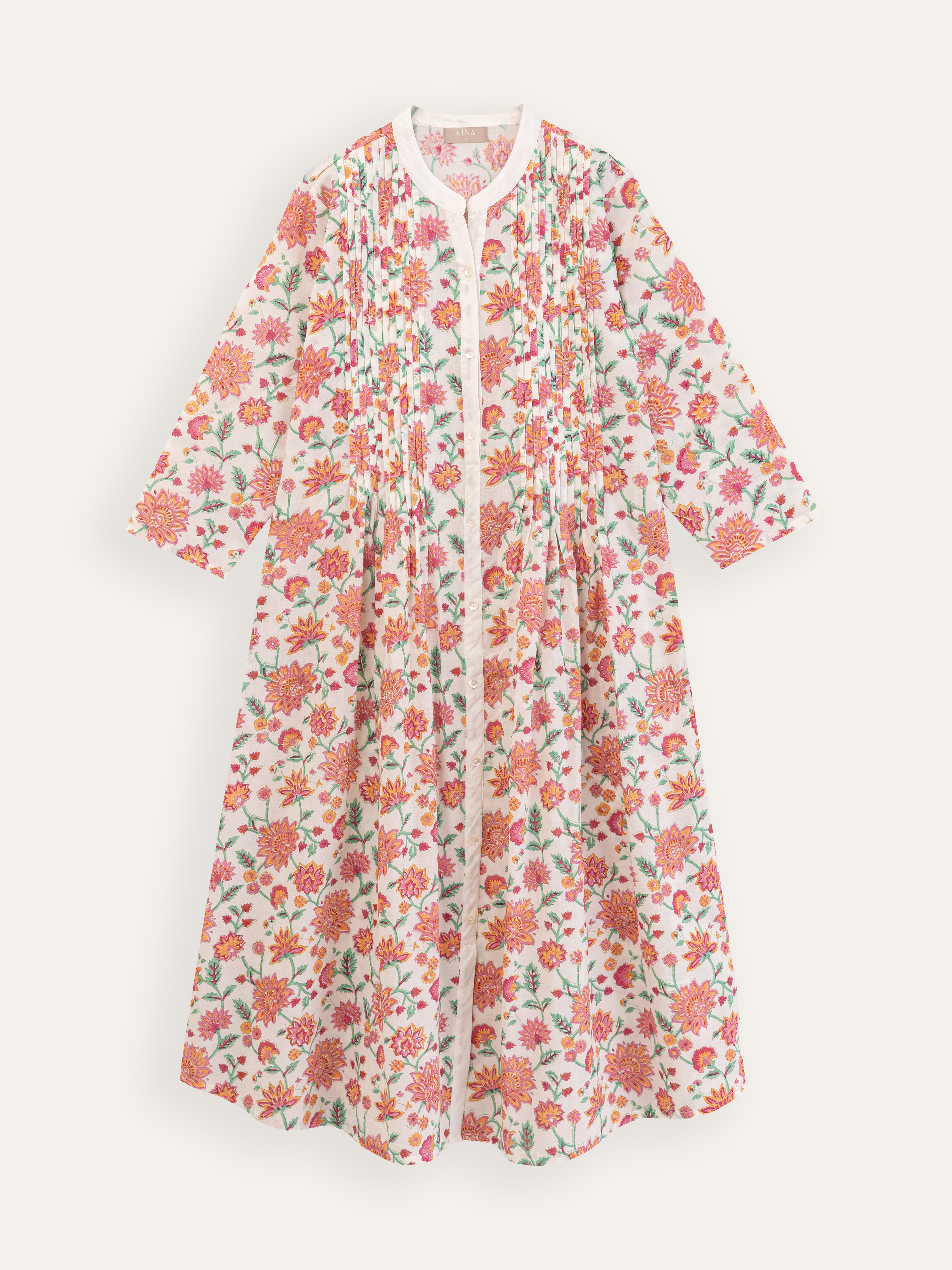 Zaira  Cotton Block Printed A-Line Kurta