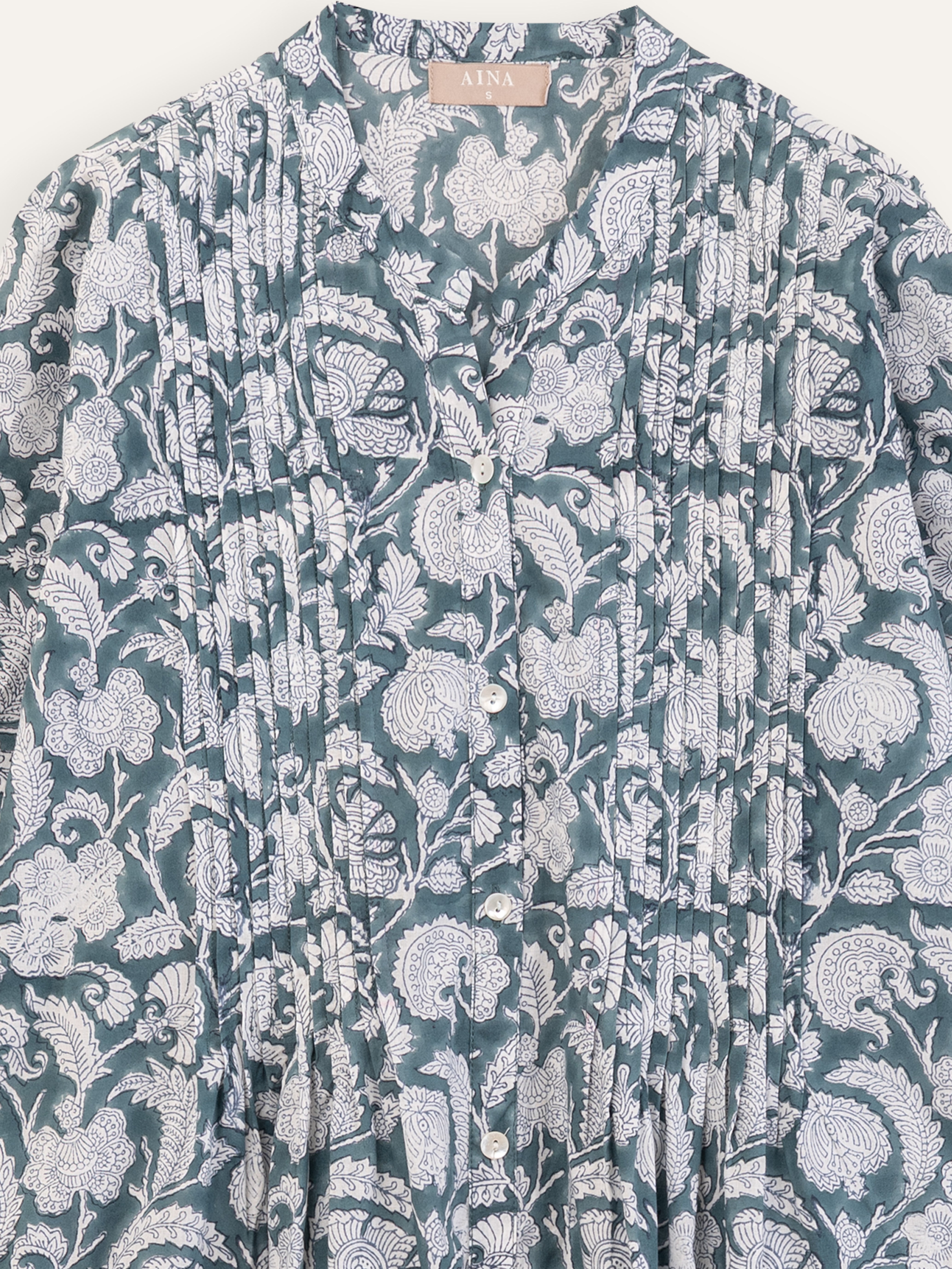 Nihala  Cotton Block Printed A-Line Kurta