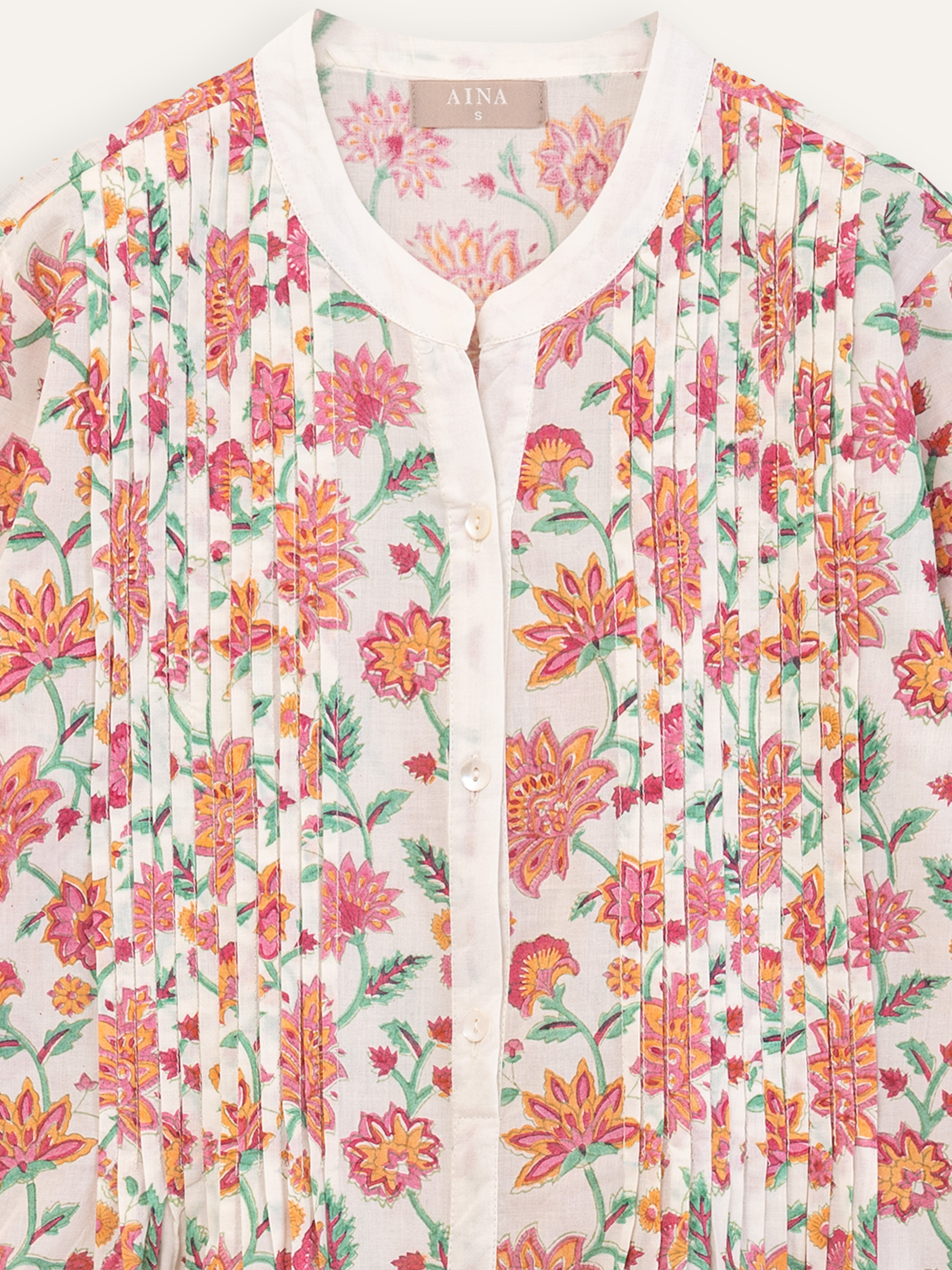 Zaira  Cotton Block Printed A-Line Kurta