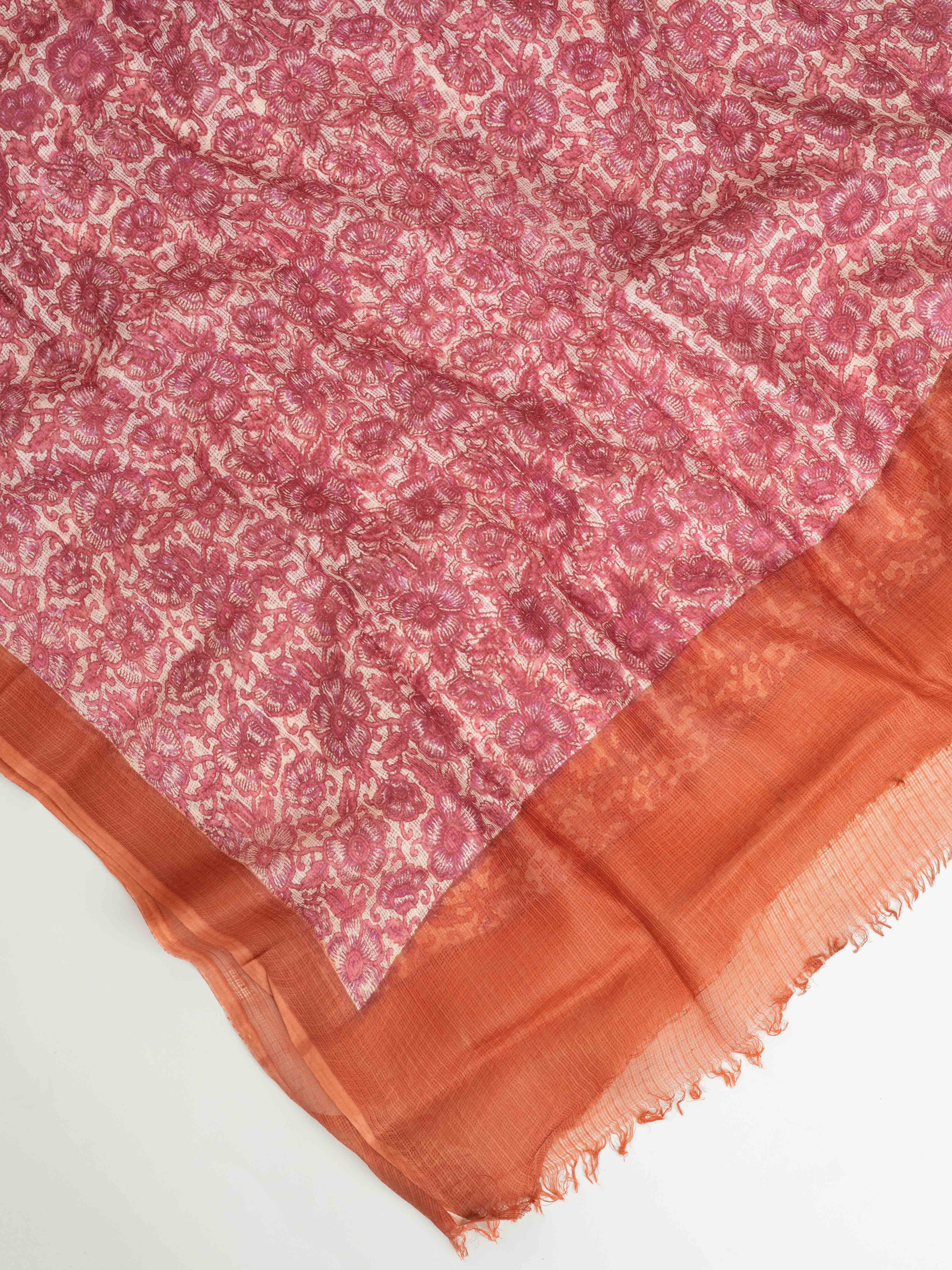 Harini Cotton Block Printed Unstitched Suit Set - 3 Piece