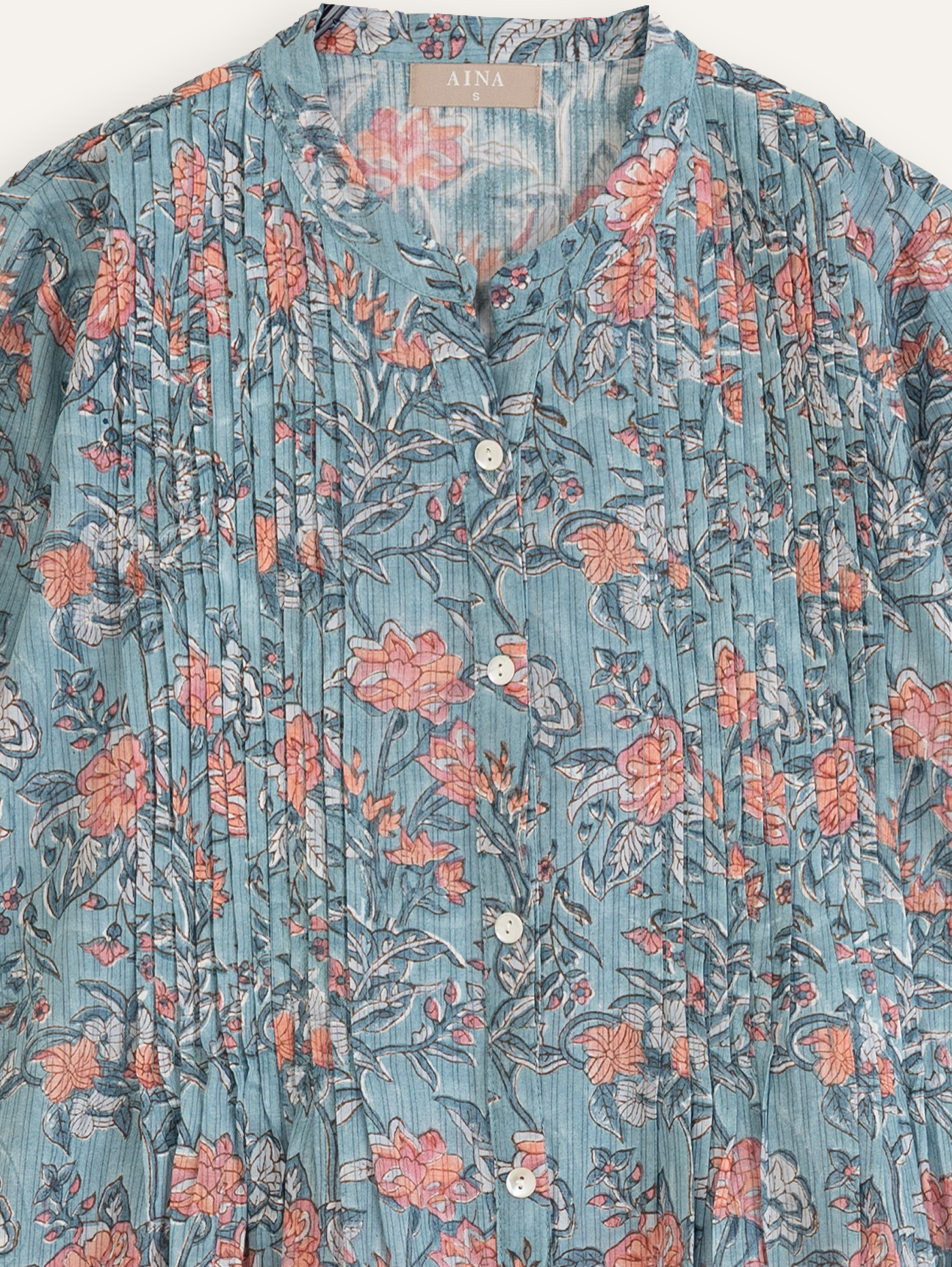Hiya Cotton Block Printed A-Line Kurta