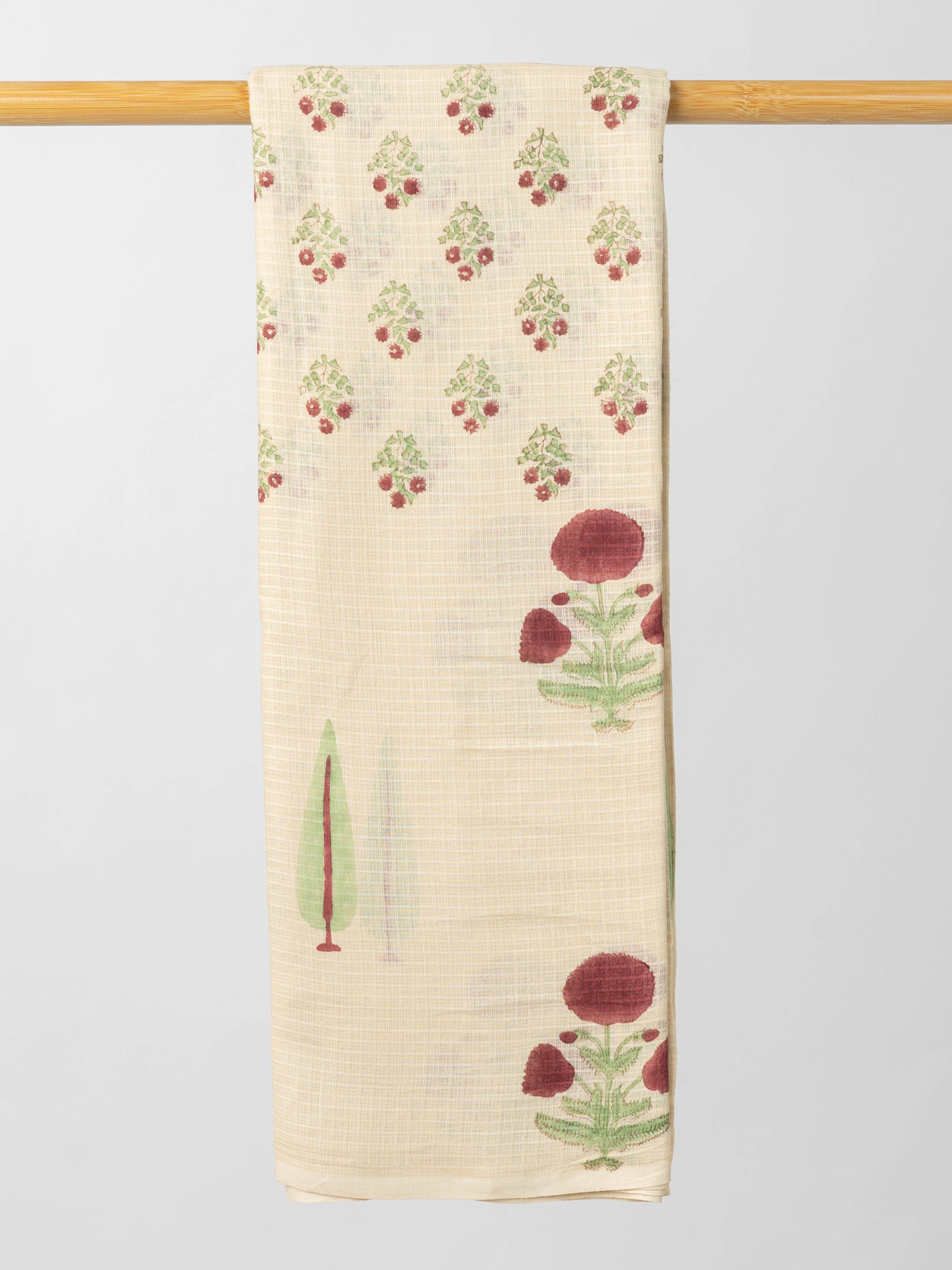 Liyana Kota Doria Block Printed Dupatta