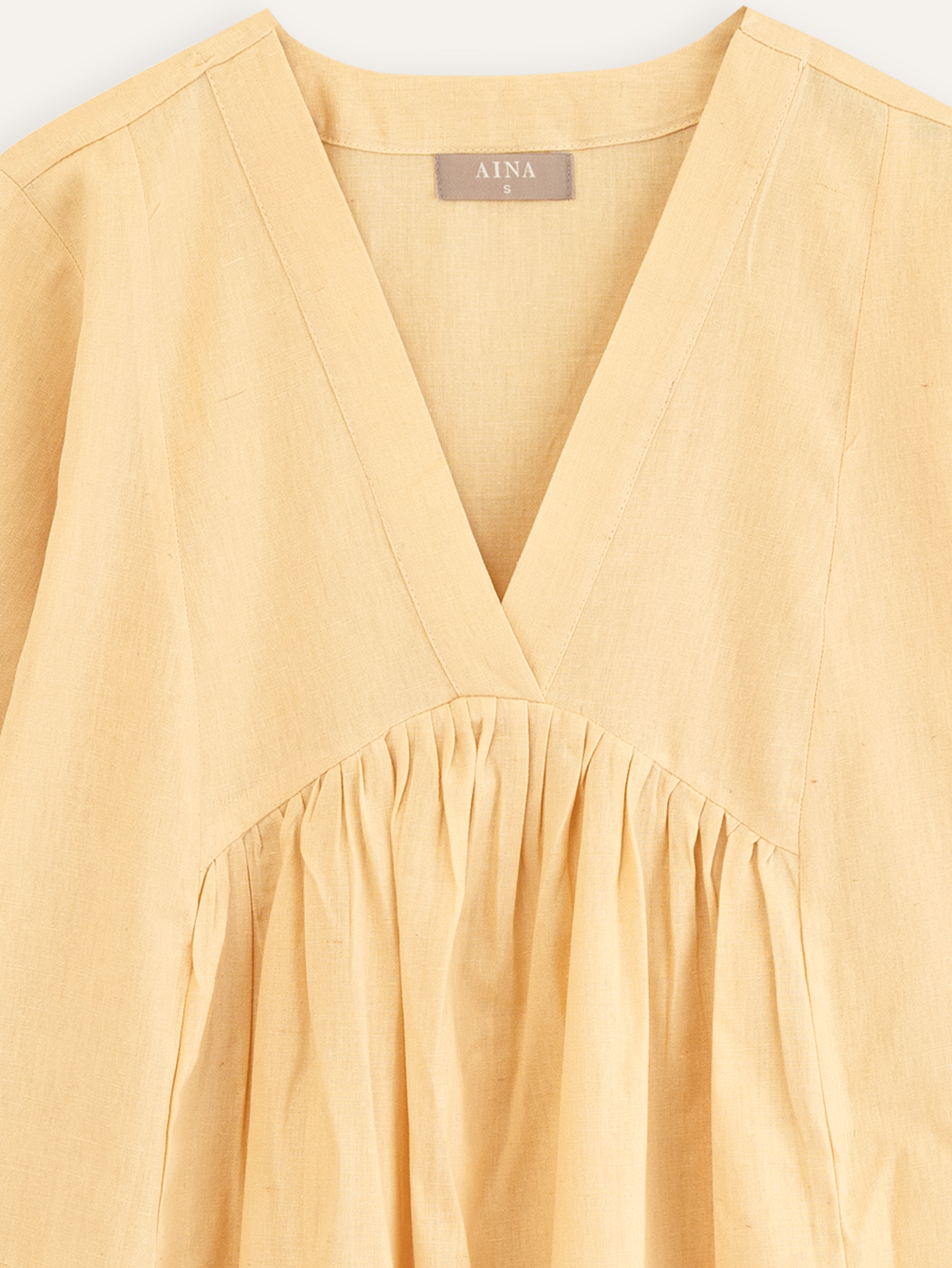 Haneen Cotton Flax Embroidered A-Line Kurta