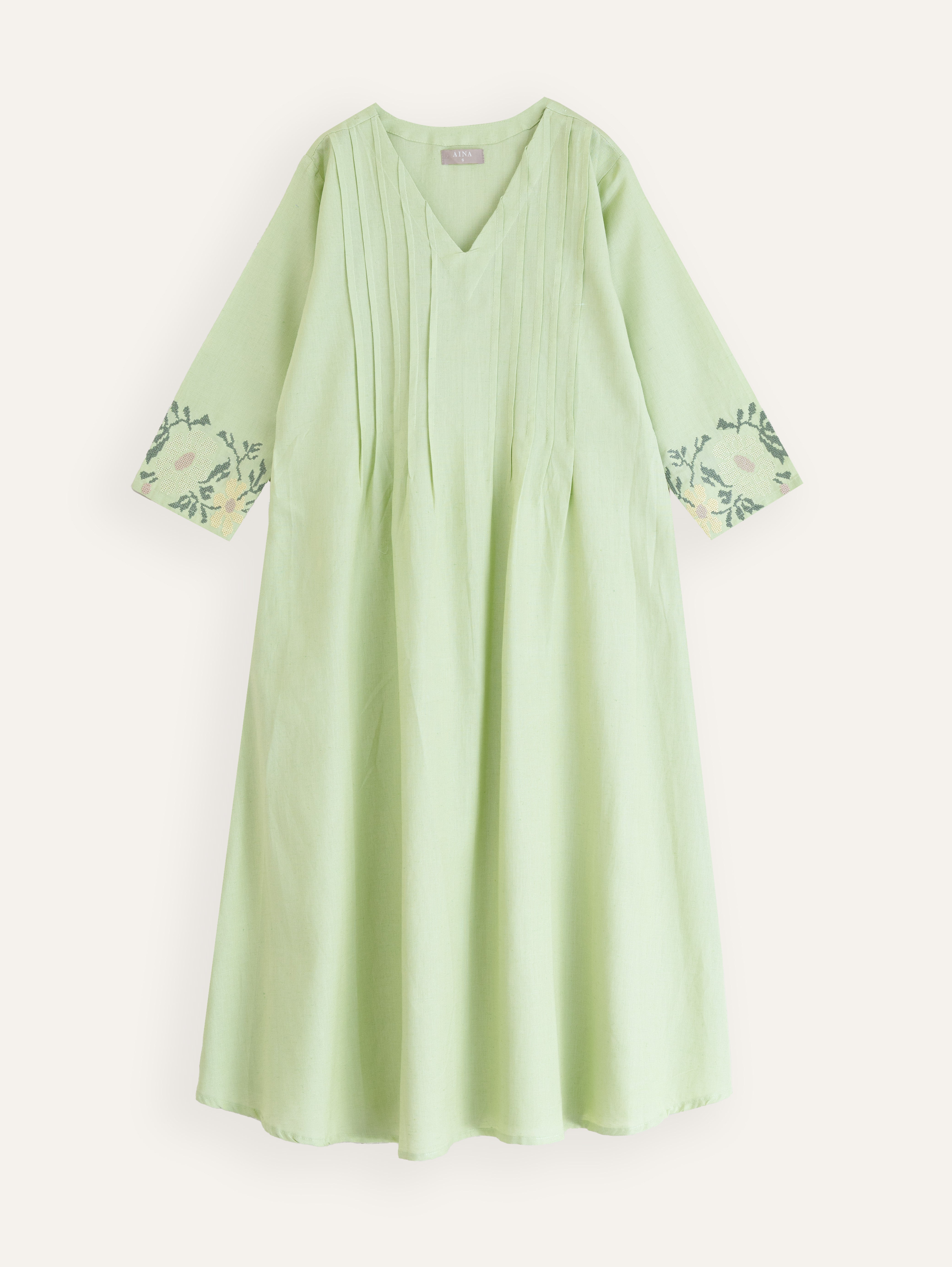 Nitara Cotton Embroidered A-Line Kurta