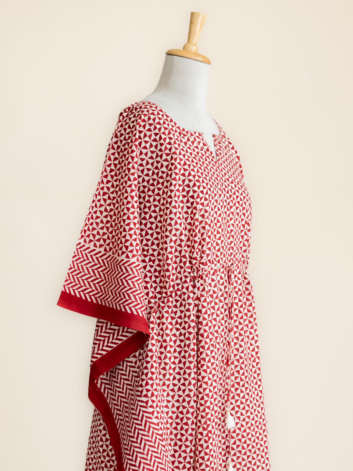Eshna Cotton Block Printed Long Kaftan