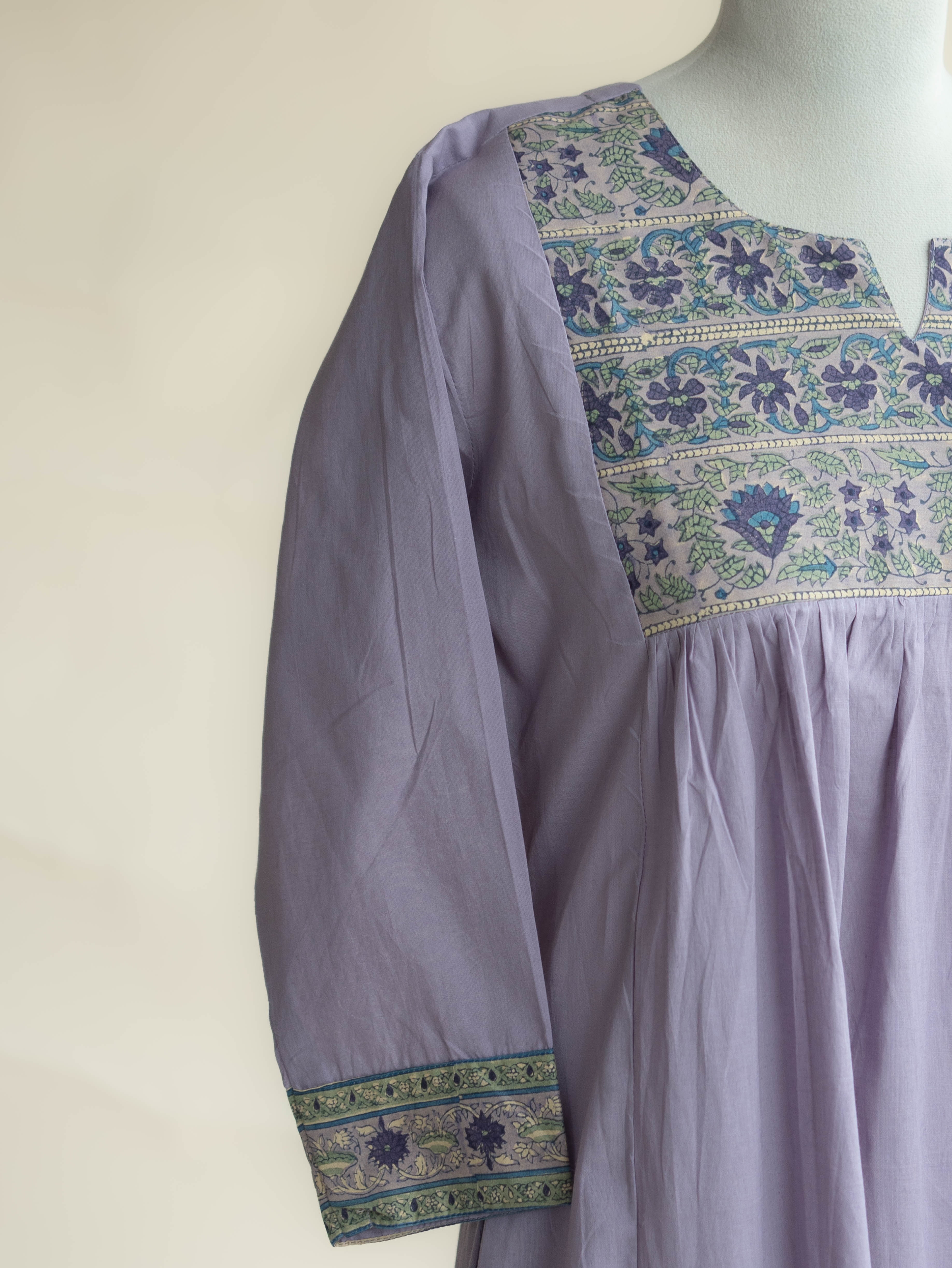 Arisha Cotton Plain A-Line Kurta