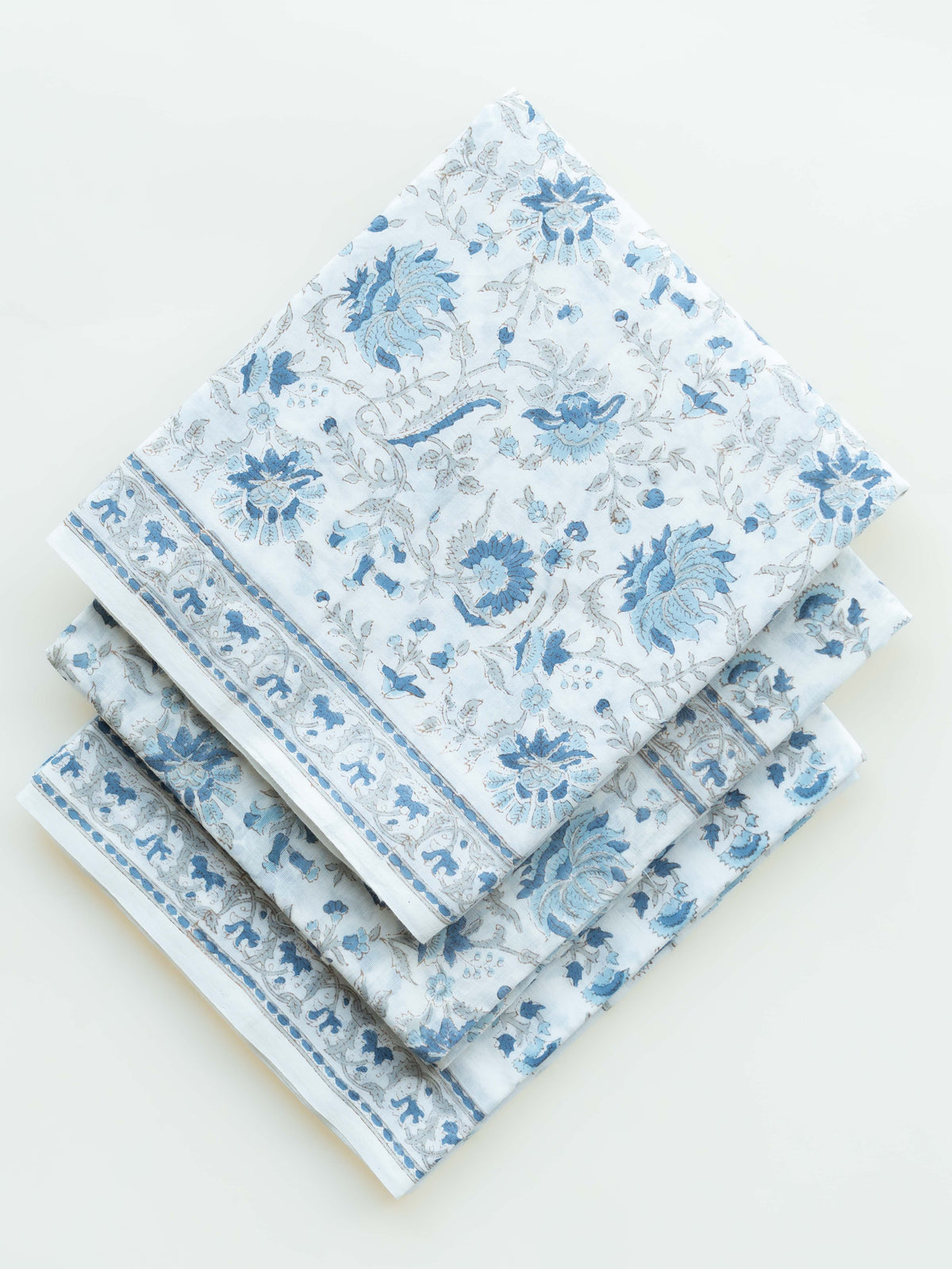 Asma Cotton Block Printed Unstitched Suit Set - 3 Piece