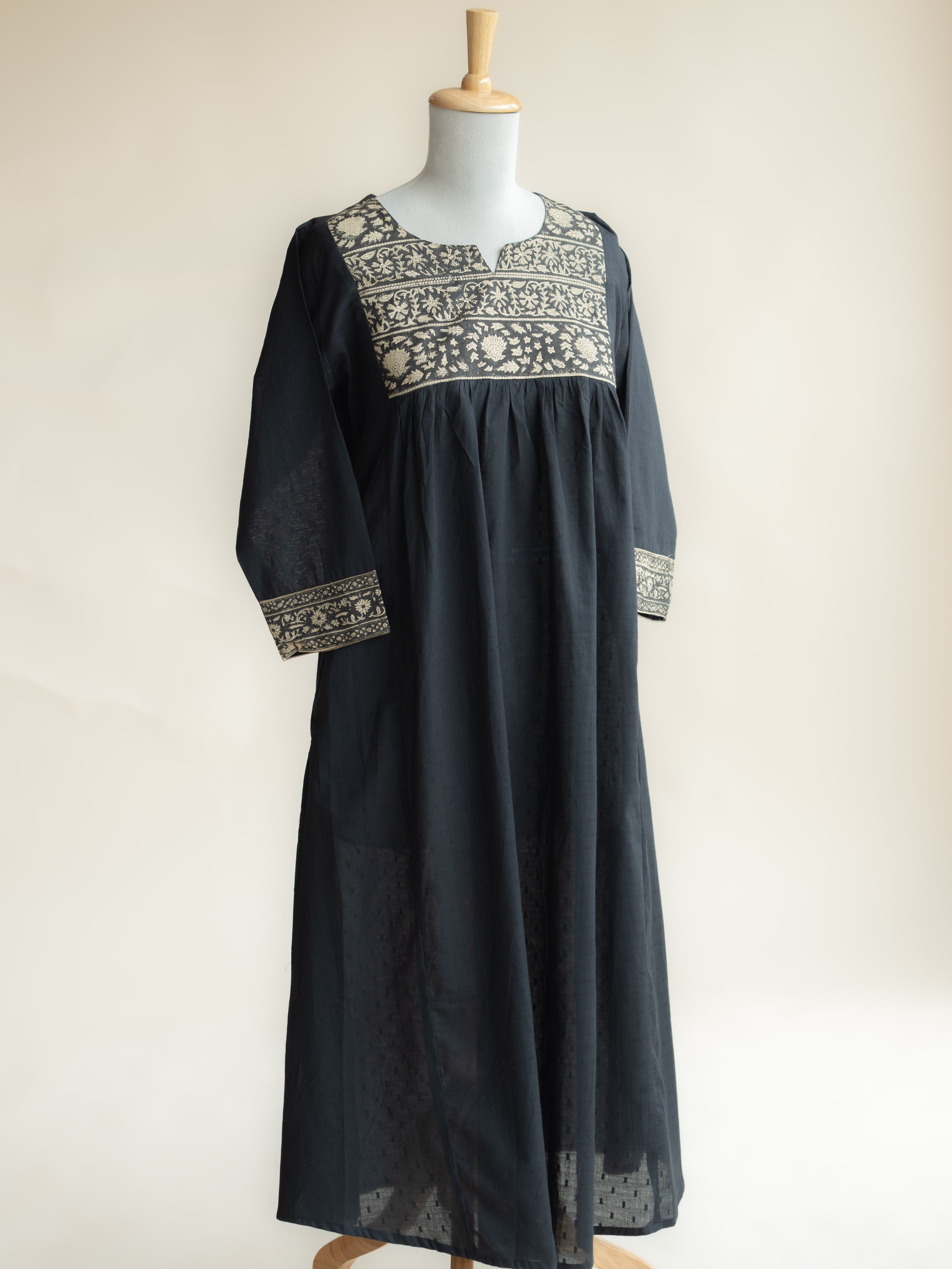 Eshana Cotton Plain A-Line Kurta