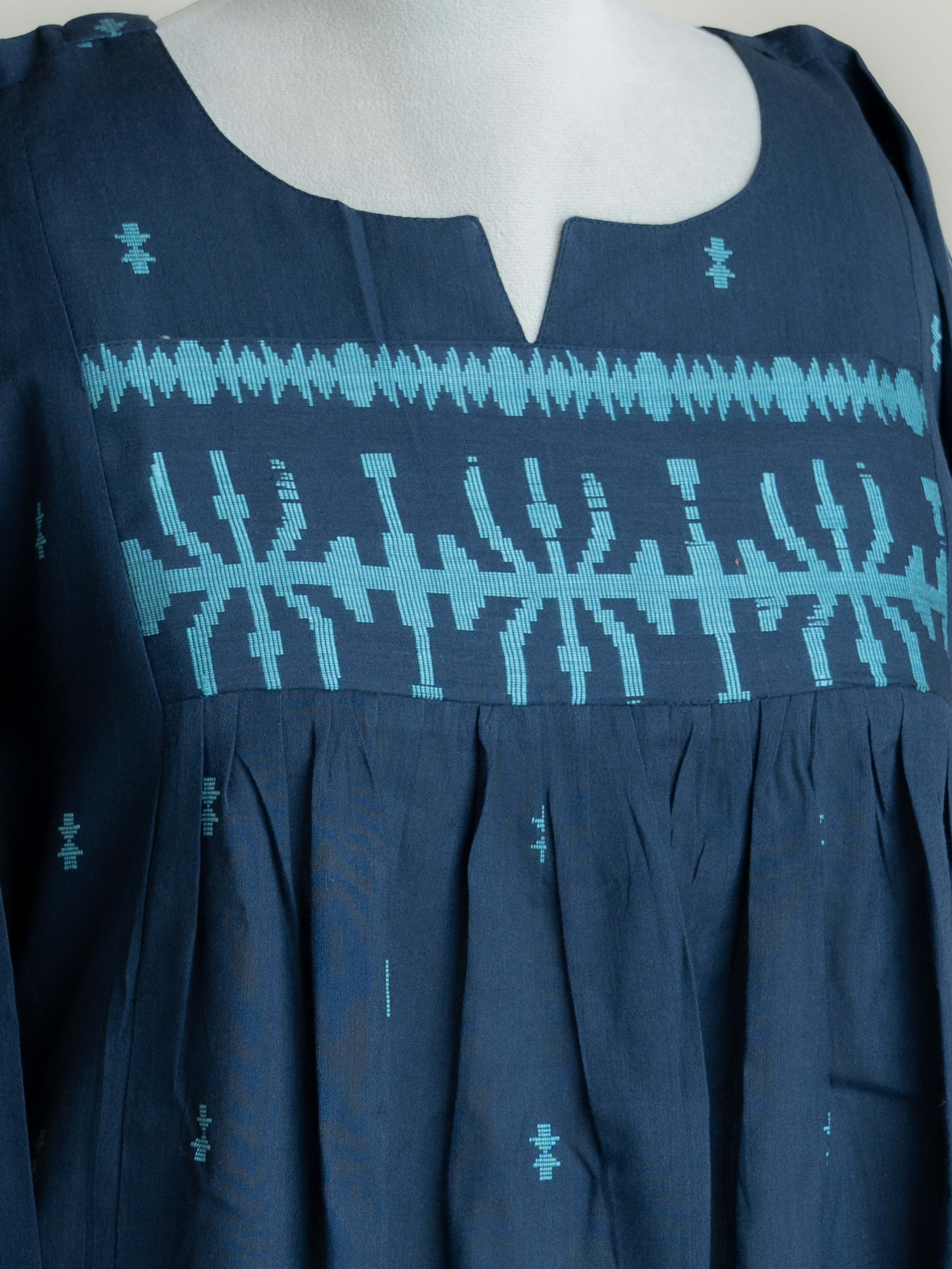 Varaha Cotton Jamdani A-Line Kurta