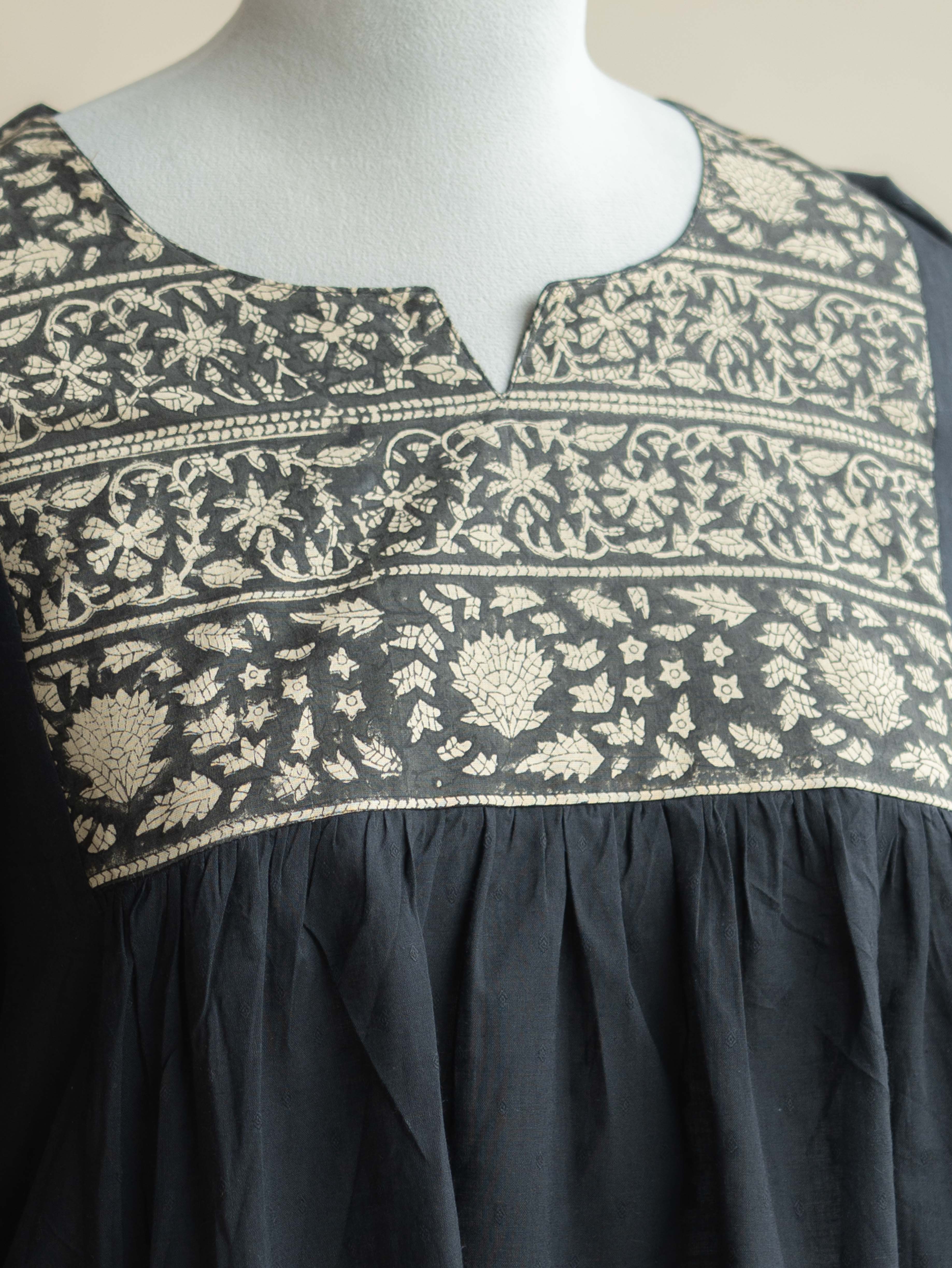 Eshana Cotton Plain A-Line Kurta