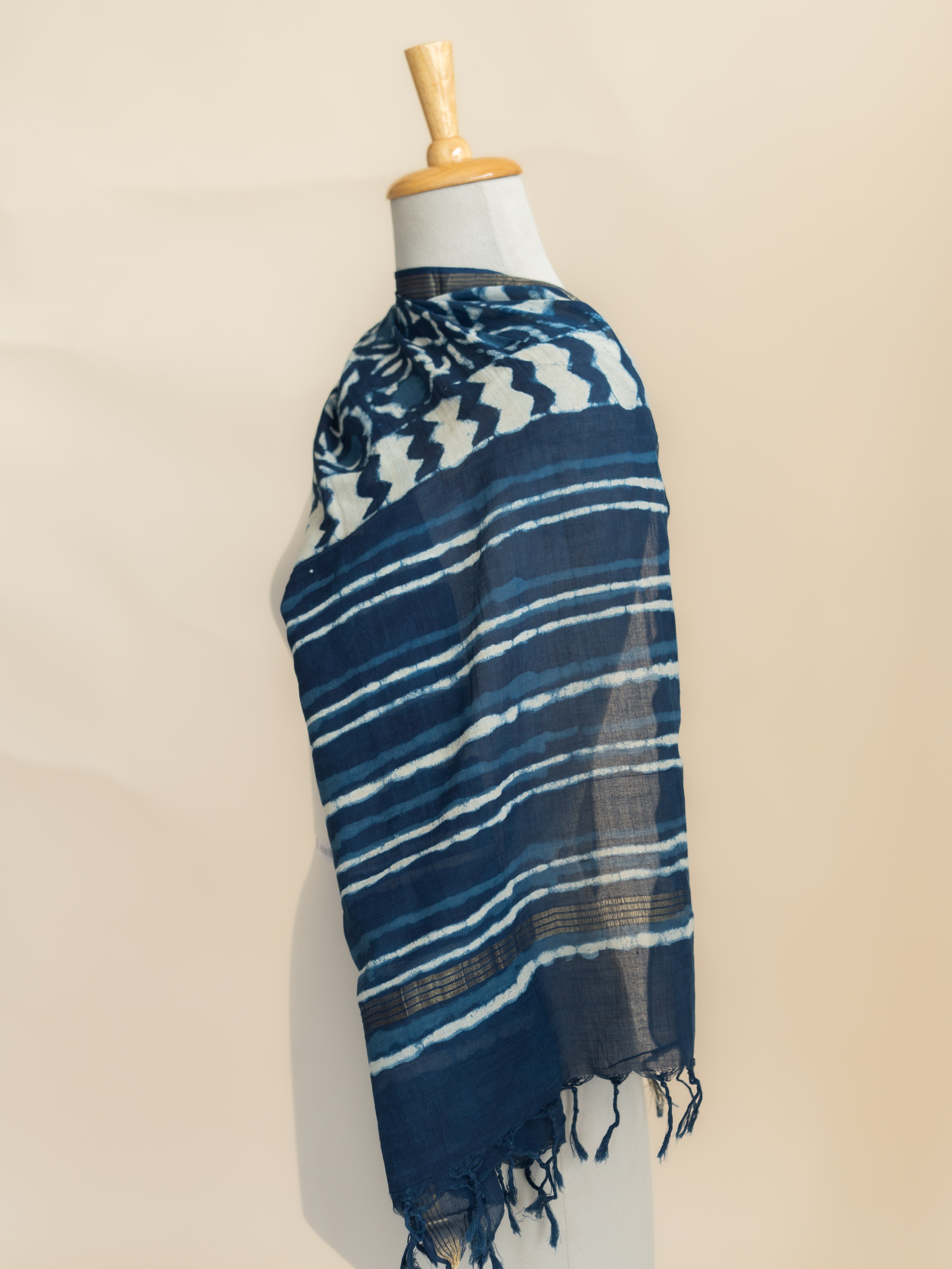 Nadha Cotton Block Printed Dupatta