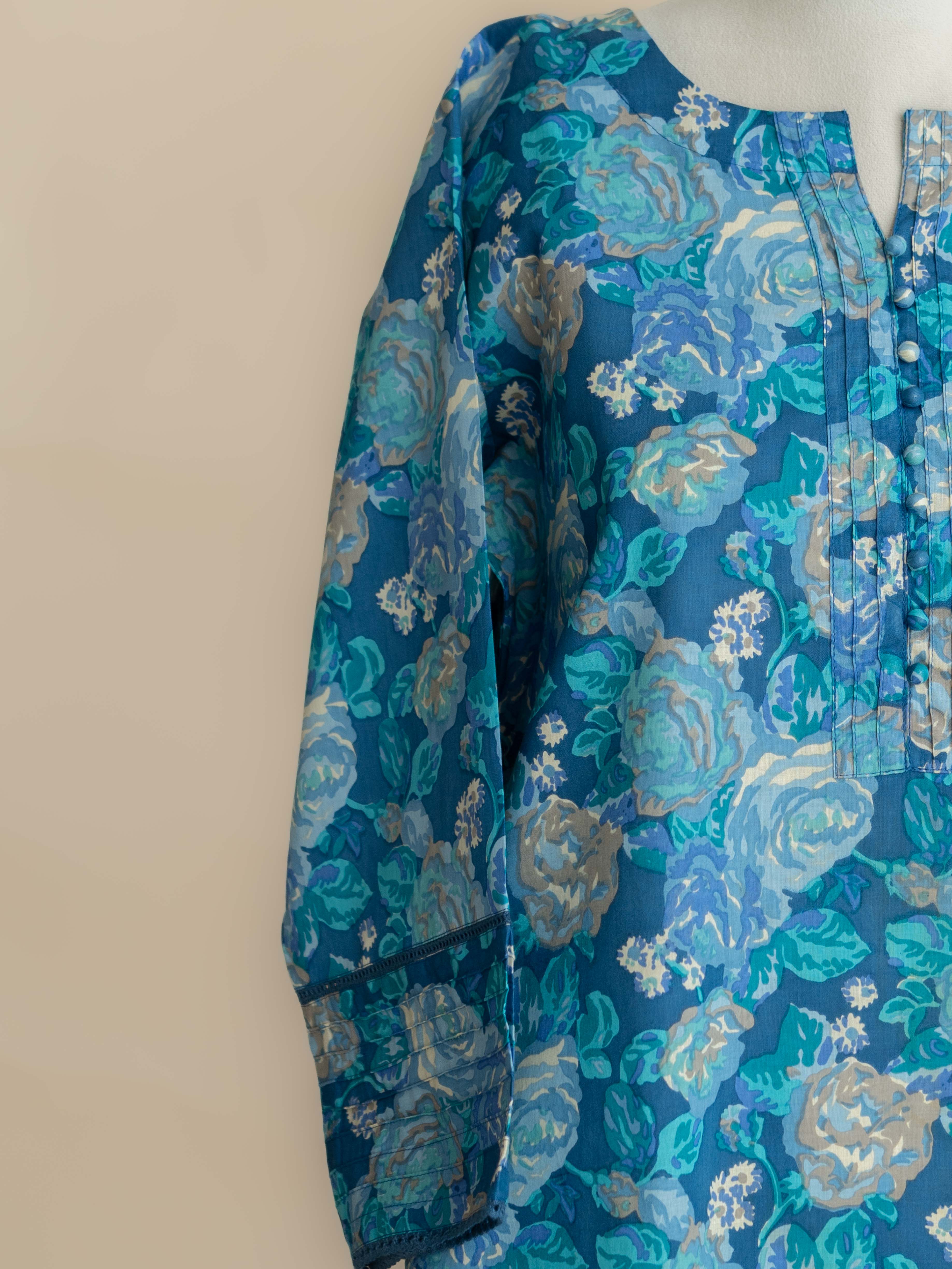 Hawa Cotton Block Printed Straight Kurta