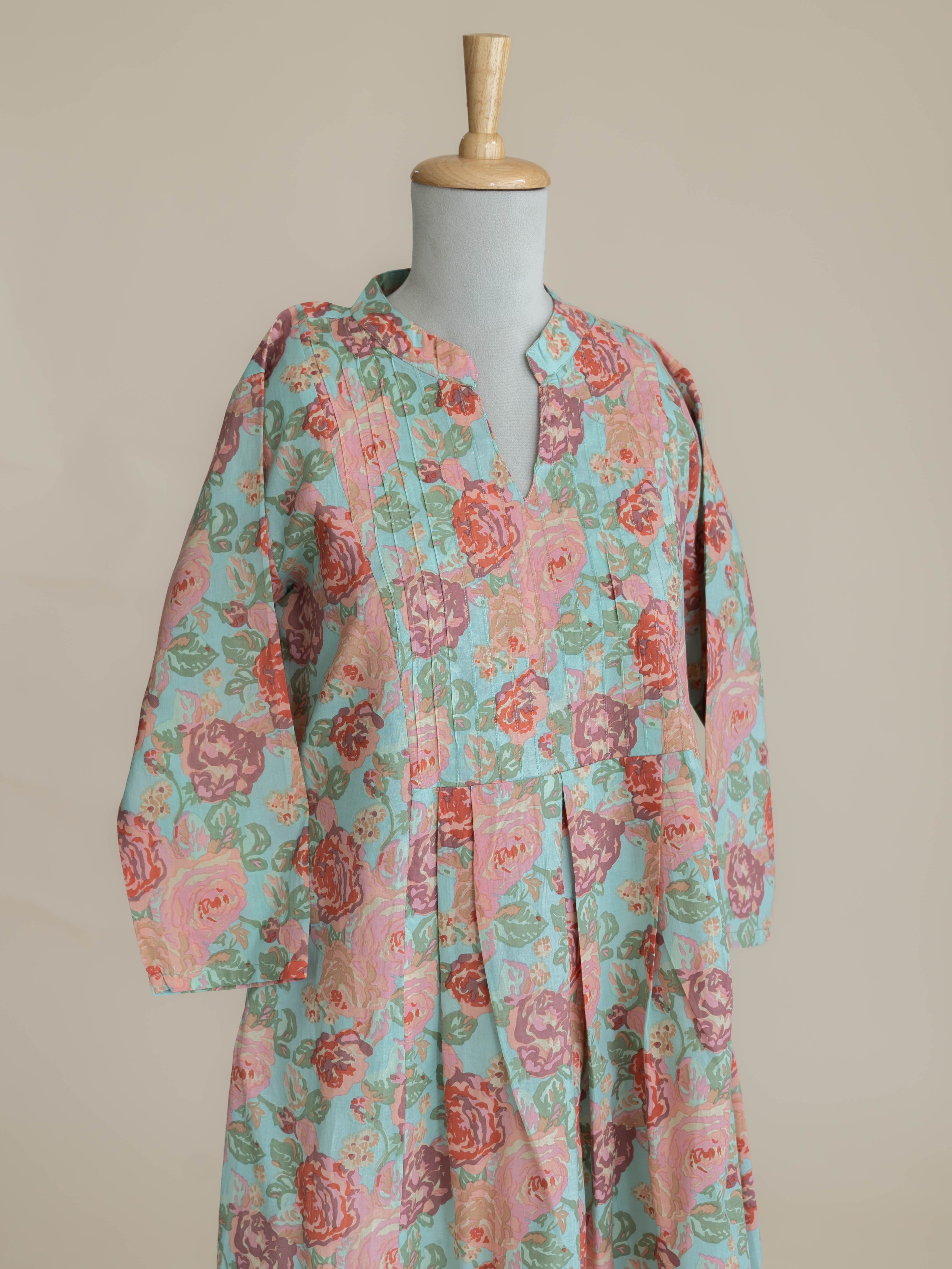 Reyah Cotton Printed A-Line Kurta