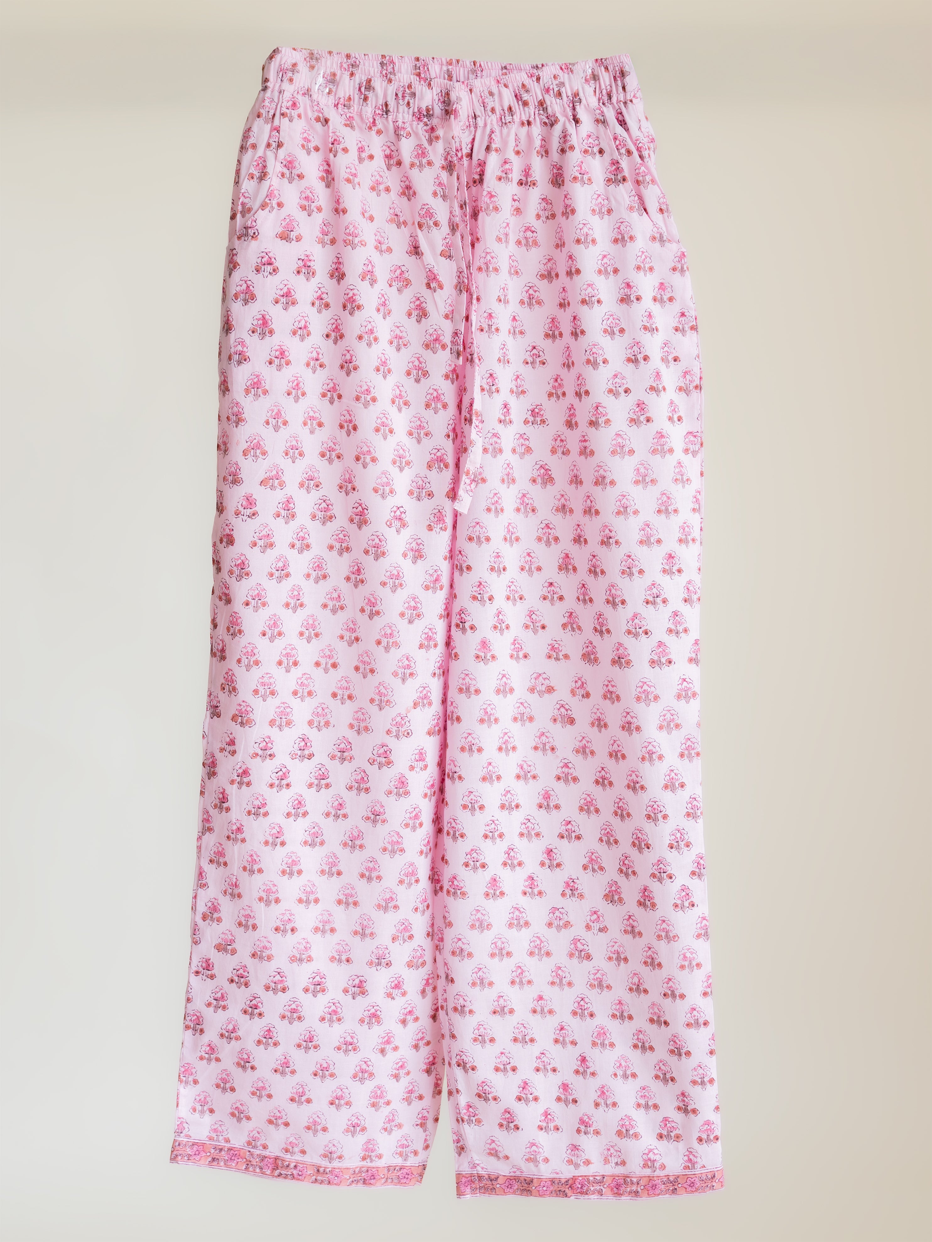 Rafa Cotton Block Printed A-Line Suit Set
