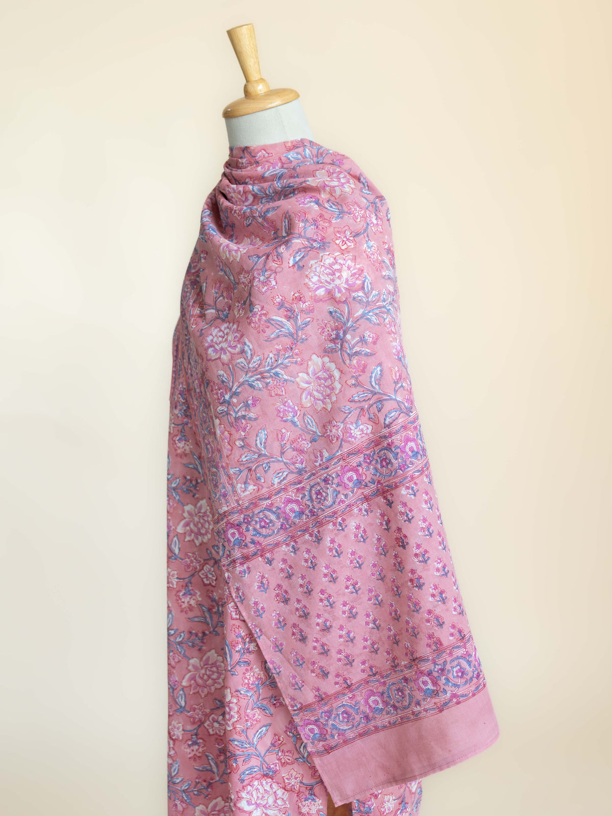 Avenika Cotton Block Printed Straight Suit Set