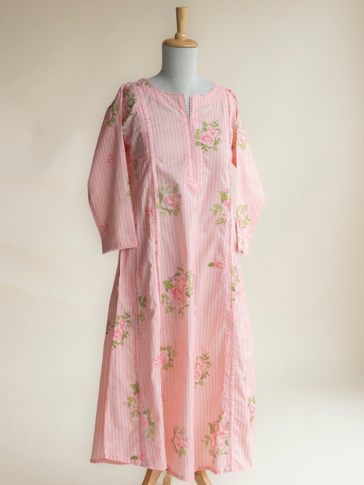 Ahma Cotton Printed A-Line Suit Set