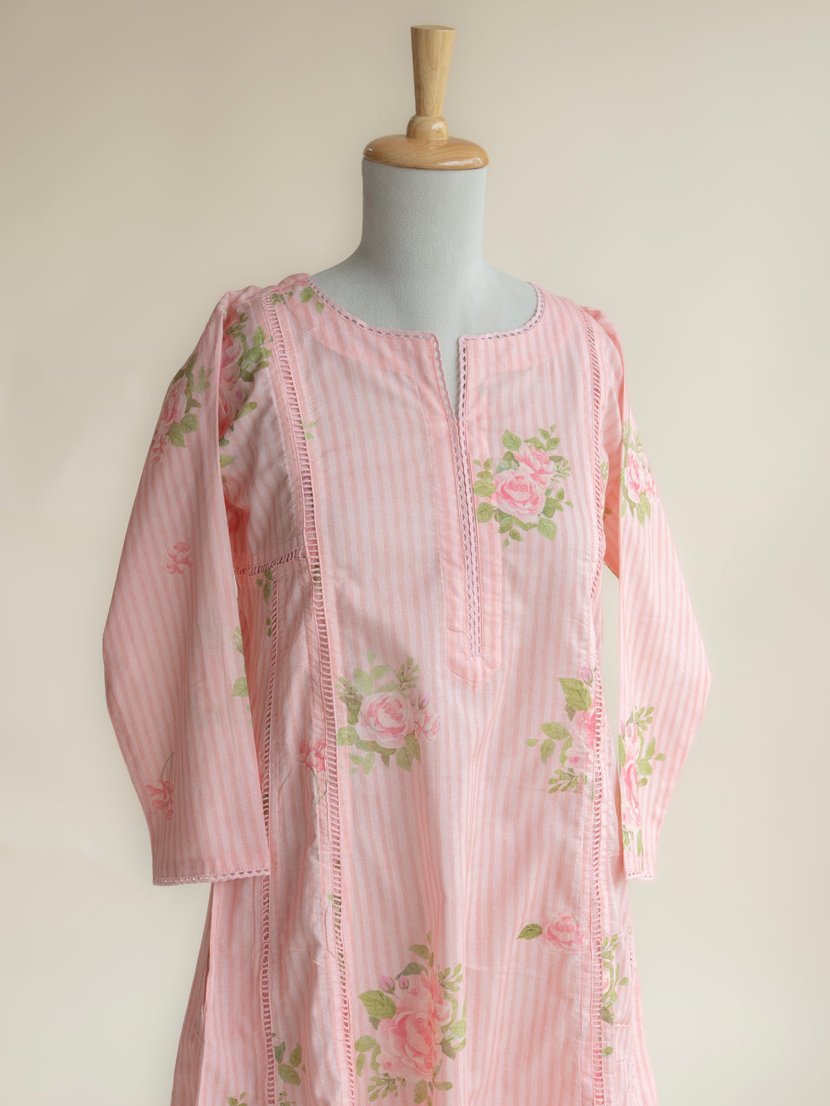 Ahma Cotton Printed A-Line Suit Set