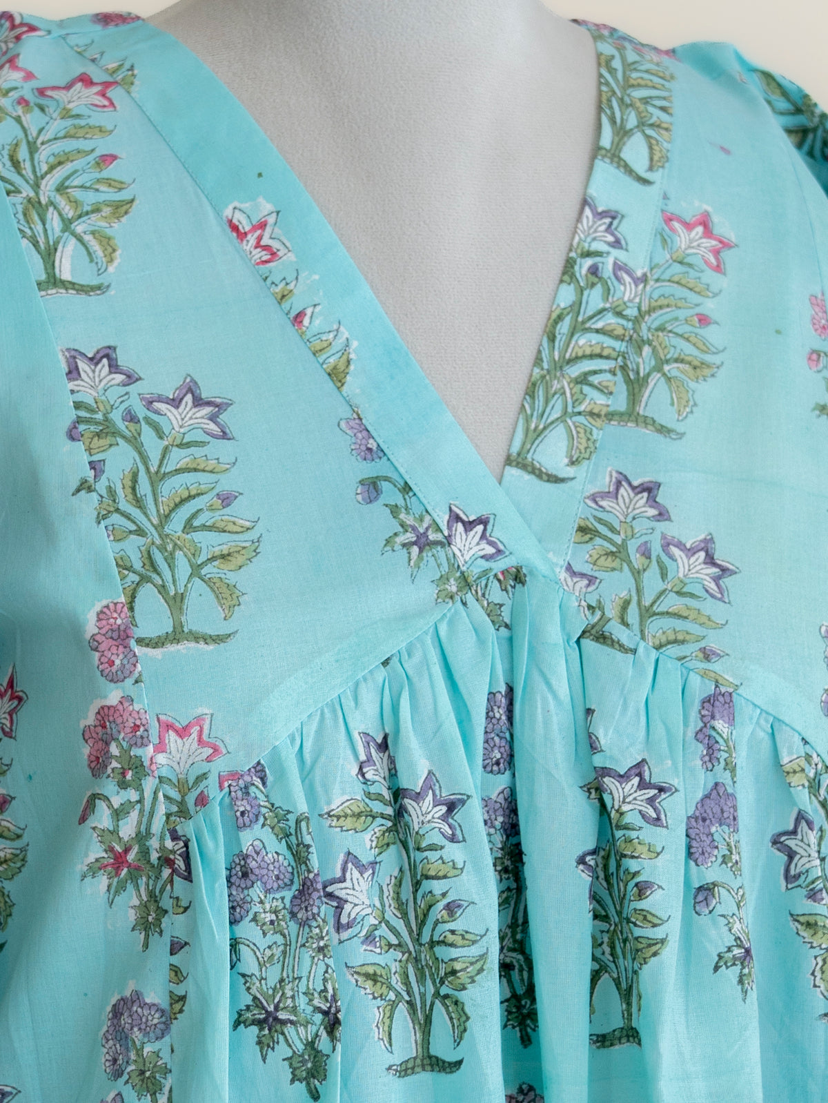 Ariah Cotton Block Printed A-Line Kurta