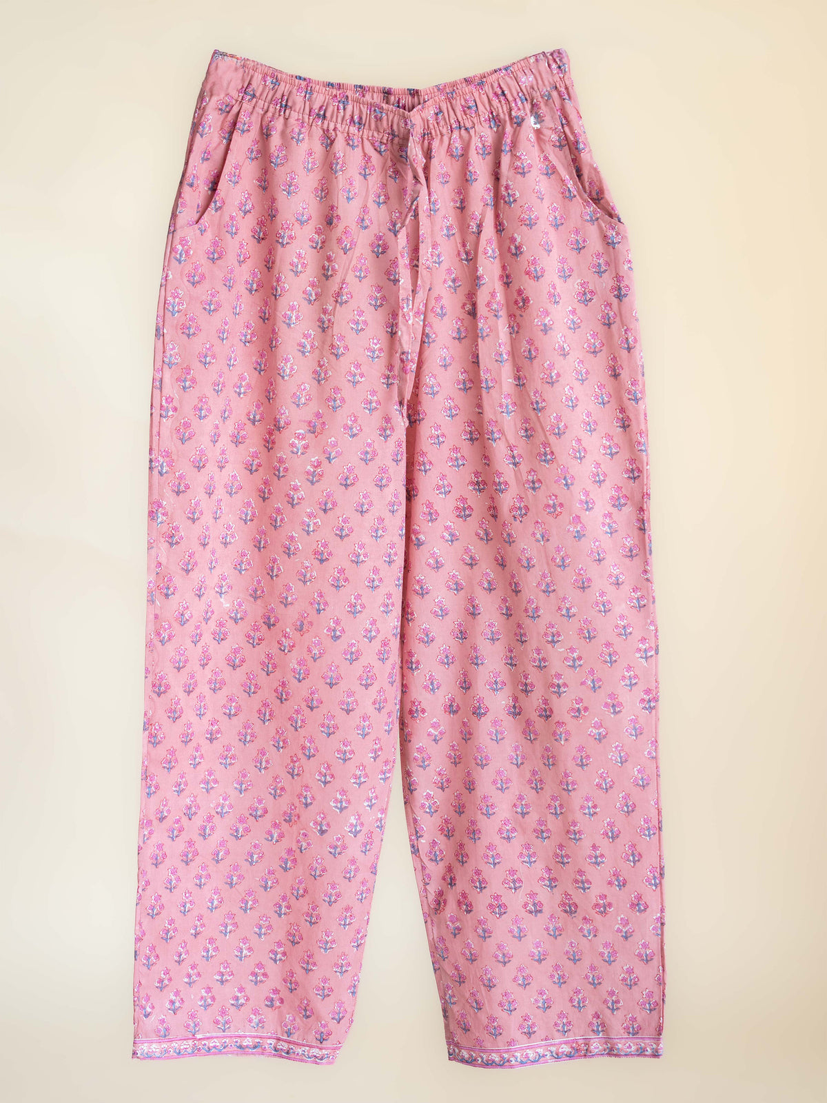 Avenika Cotton Block Printed Straight Suit Set